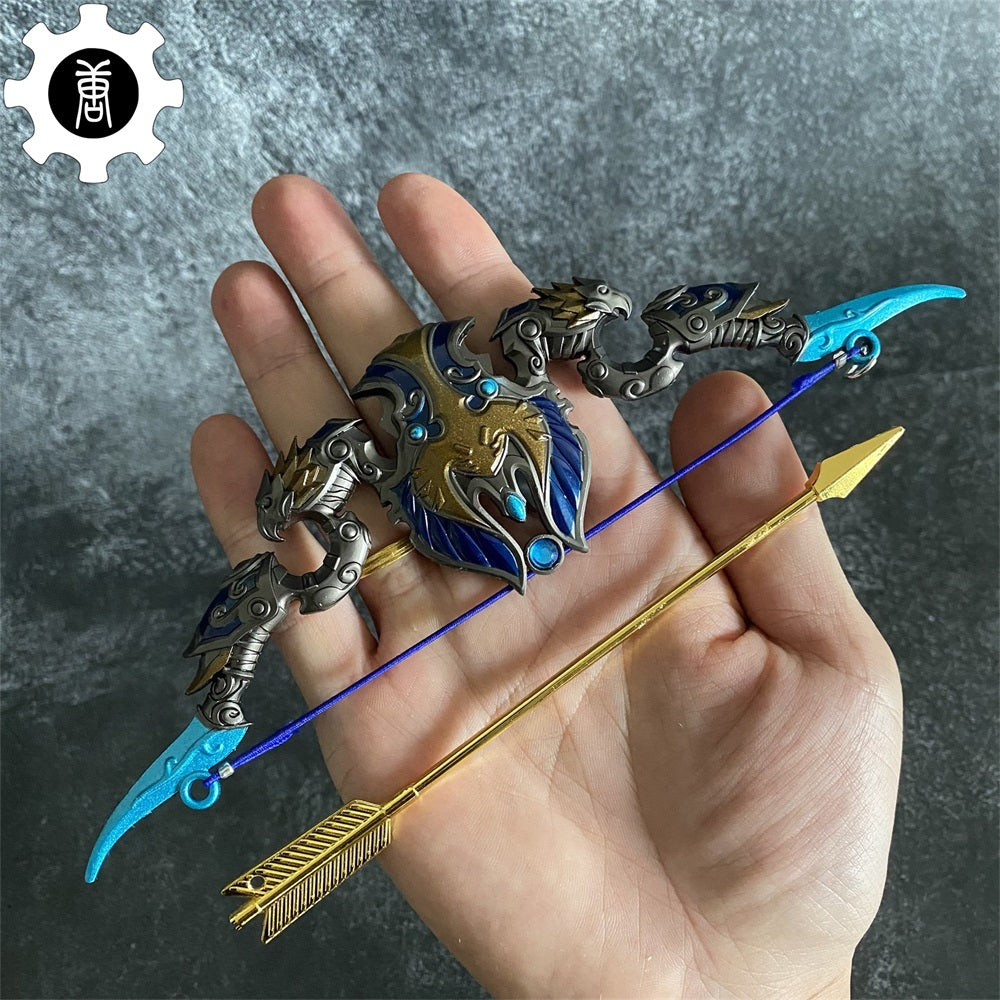 Metal The Stars' Fury Bow Arrow Miniature