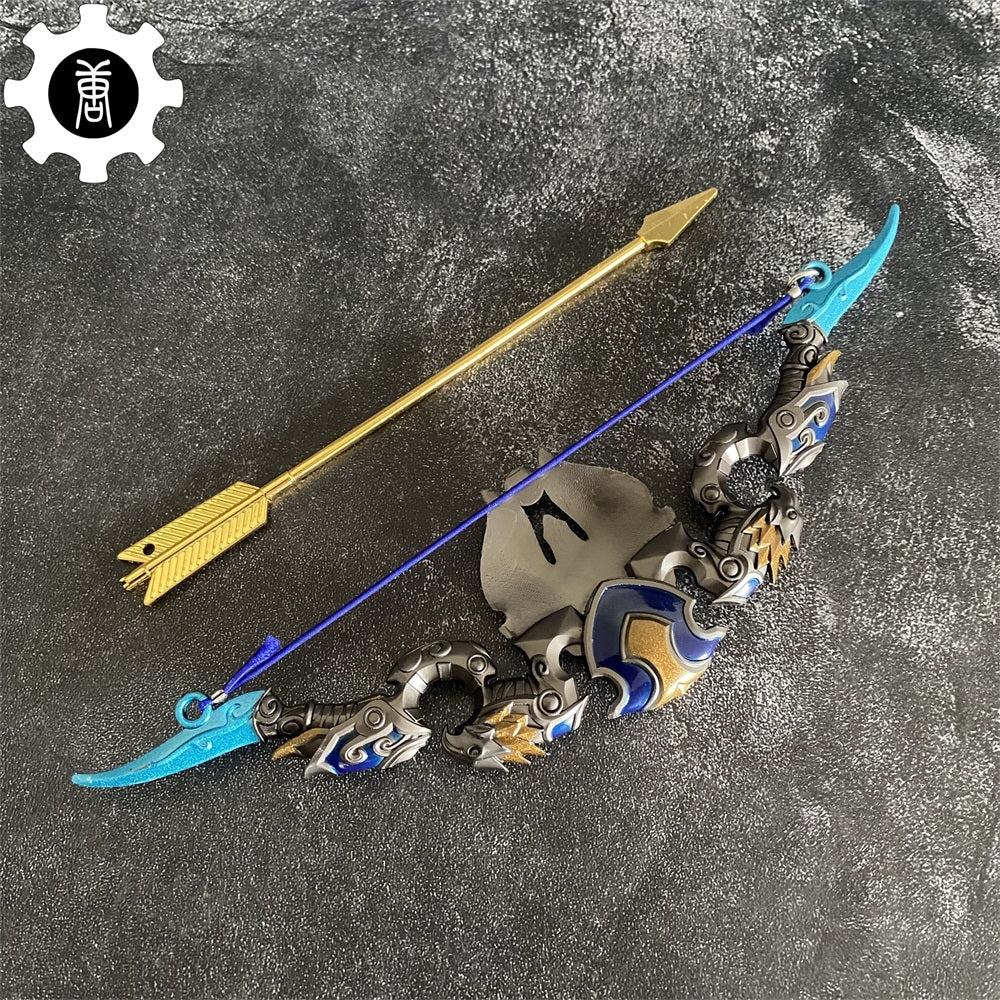 Metal The Stars' Fury Bow Arrow Miniature