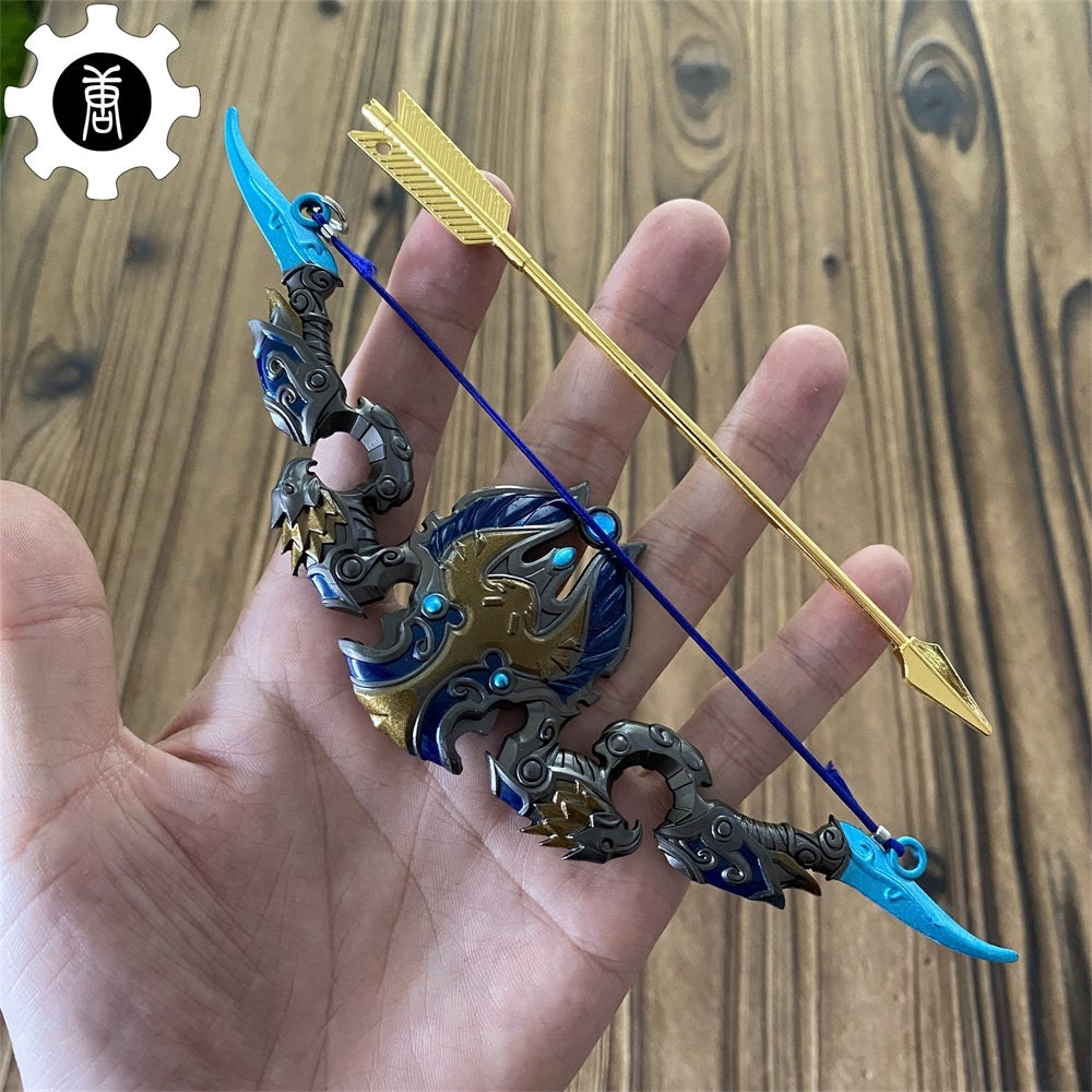 Metal The Stars' Fury Bow Arrow Miniature