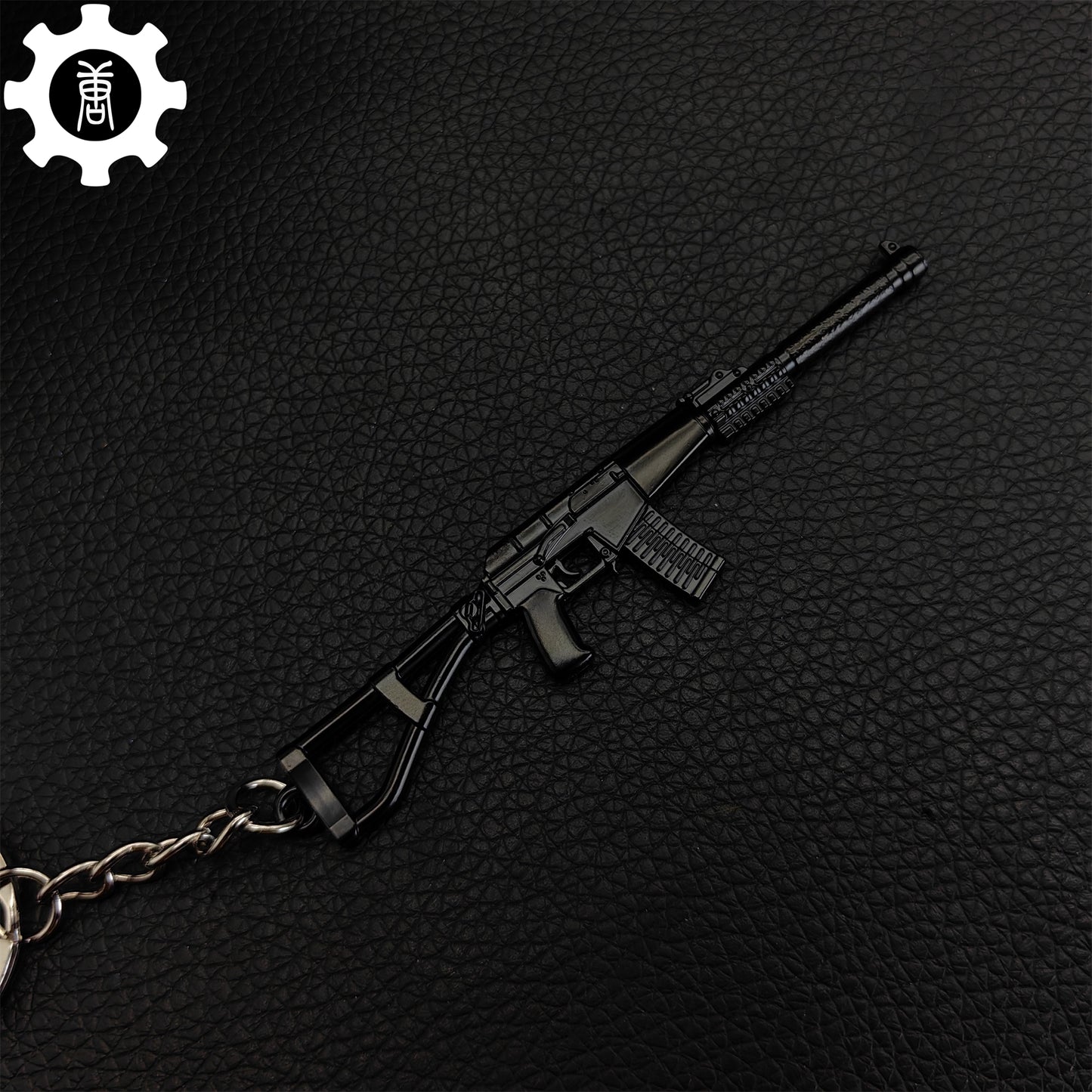 Mini AC-VAL Assault Rifle Model Metal Keychain