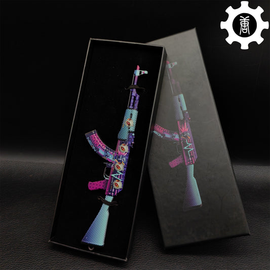 AK47 Neon Rider Metal Miniature Gun