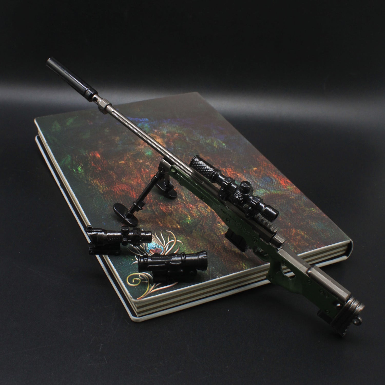 Miniature AWM 338 Sniper Model | 1/5 Scale Replica Non-firing Collectible  Model