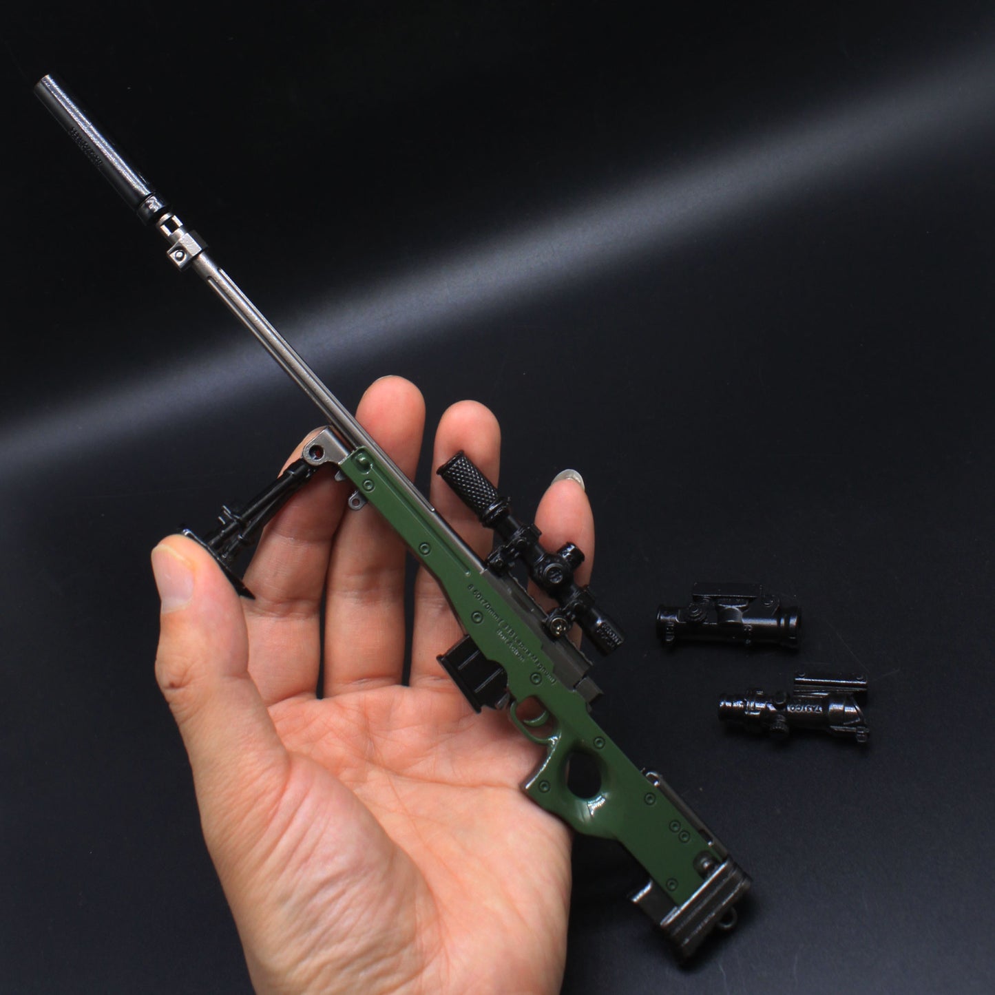 AWM Metal Miniature AWP Sniper Rifle Replica Gun 24.5CM/9.6"