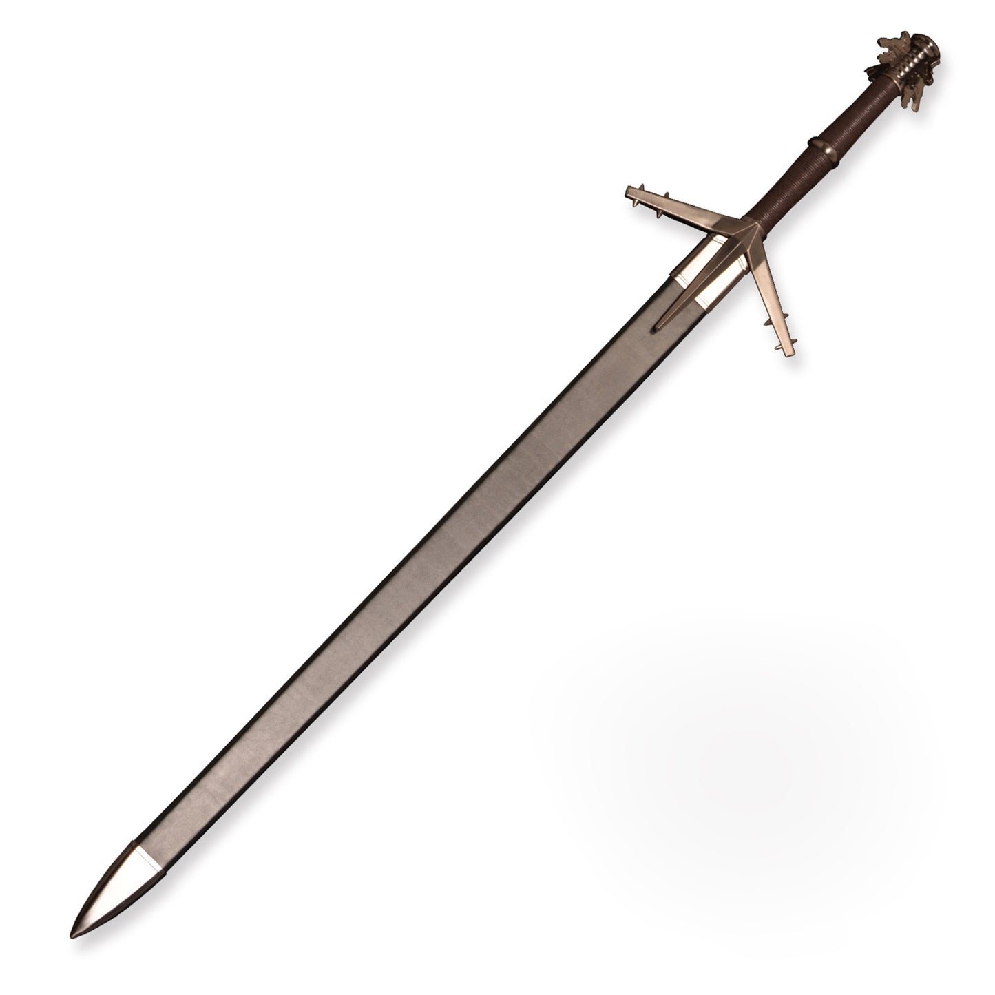 Geralt of Rivia's Aerondight Silver Sword Metal Replica 50.8"
