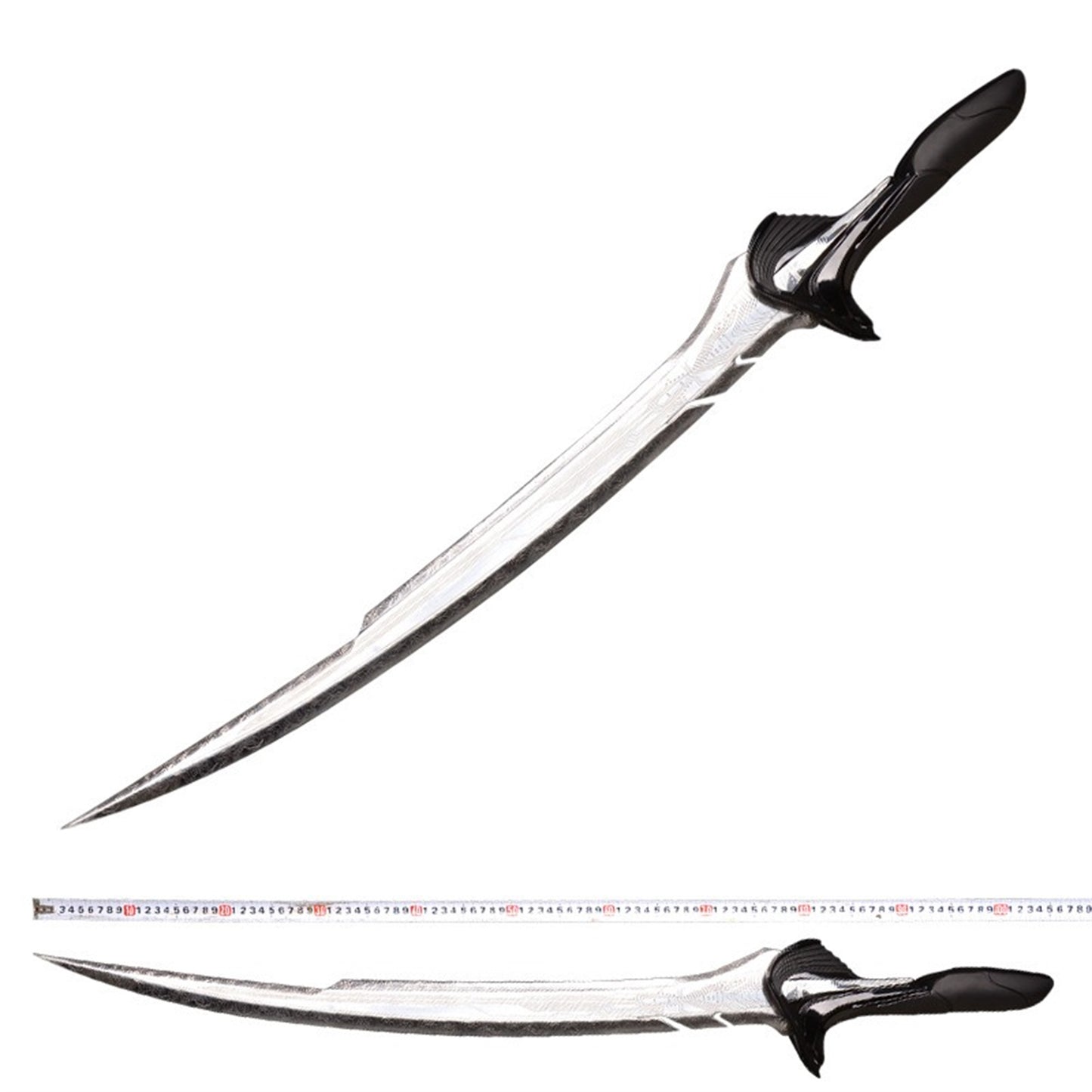 Life-Size Alita Sword Damascus Steel Blade Replica