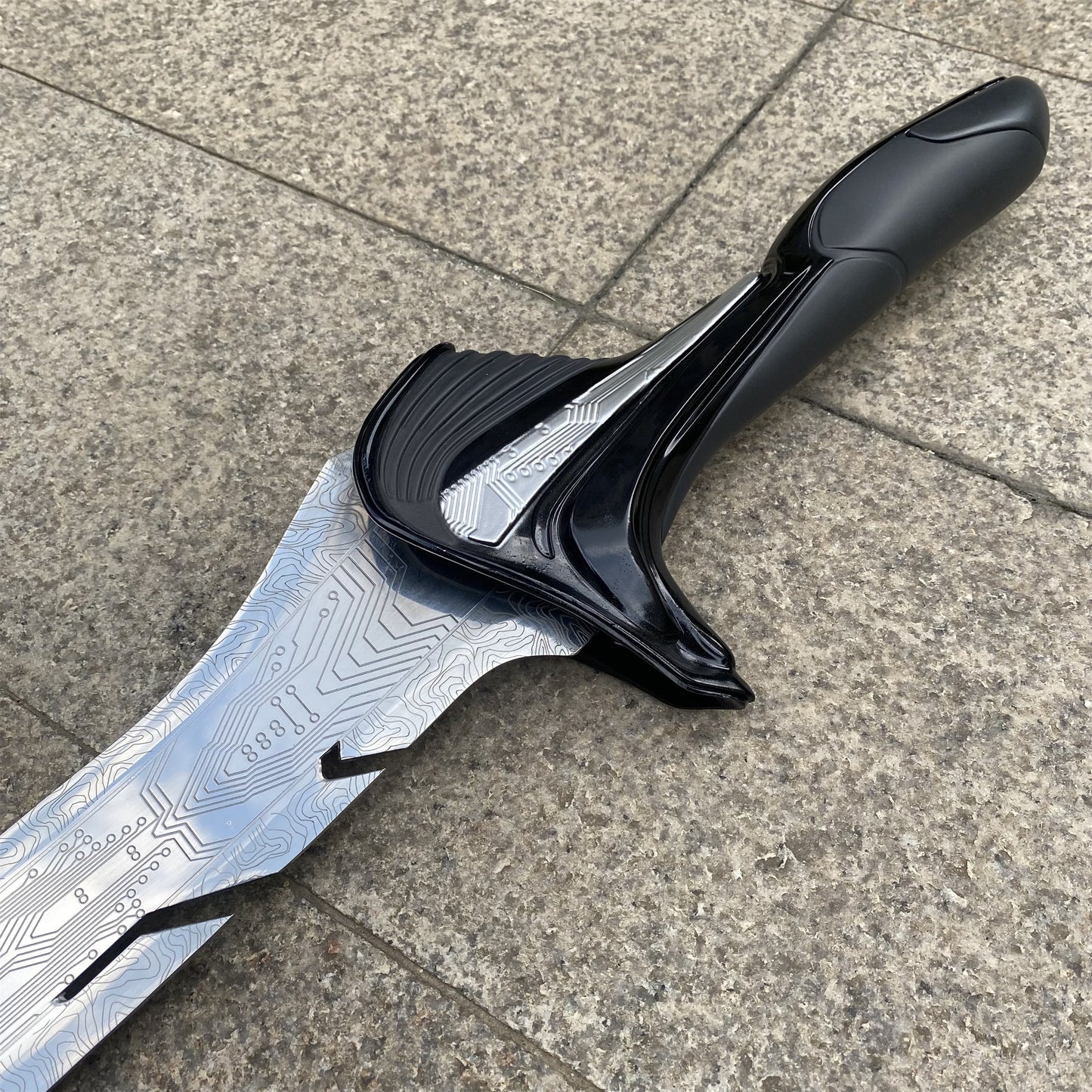 Life-Size Alita Sword Damascus Steel Blade Replica