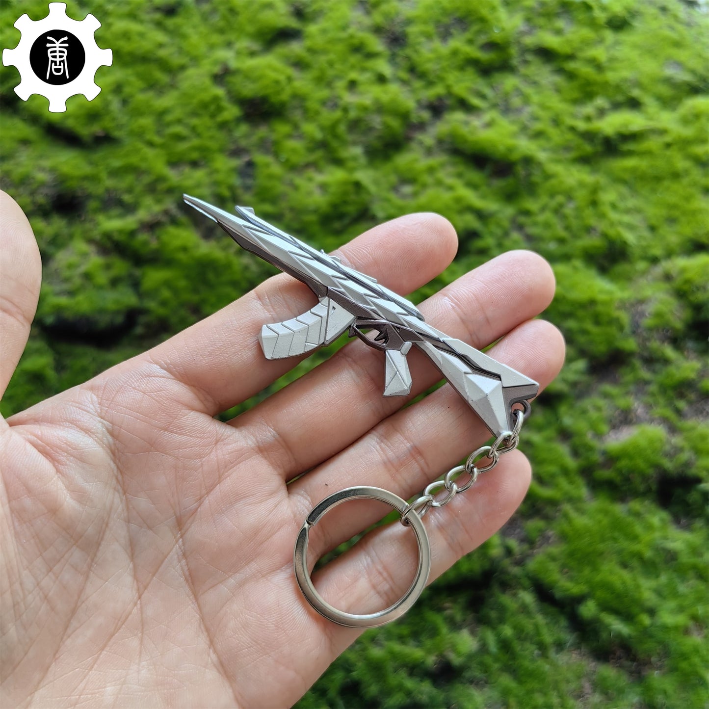 Metal Araxys Vandal Gun Tiny Keychain Pendant