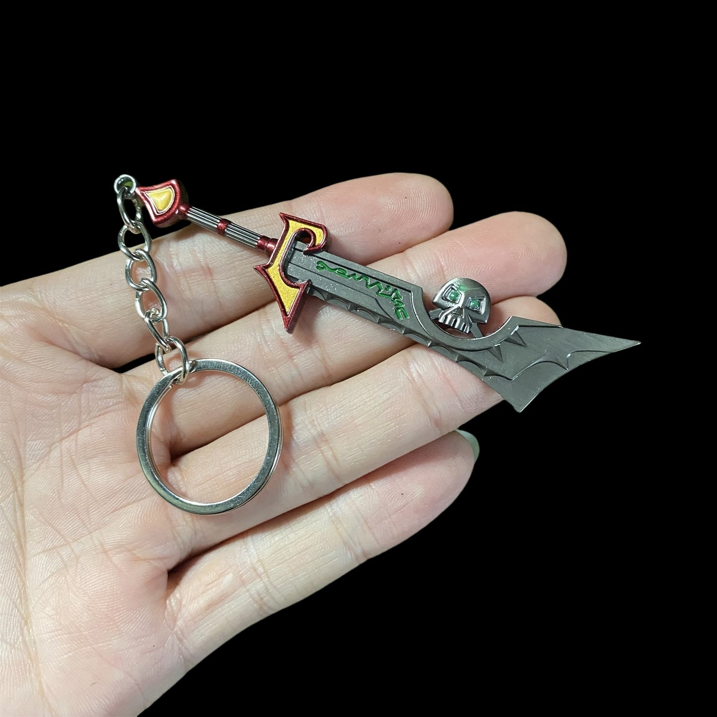 WOW Metal Mini Ashbringer Greatsword Keychain Pendant