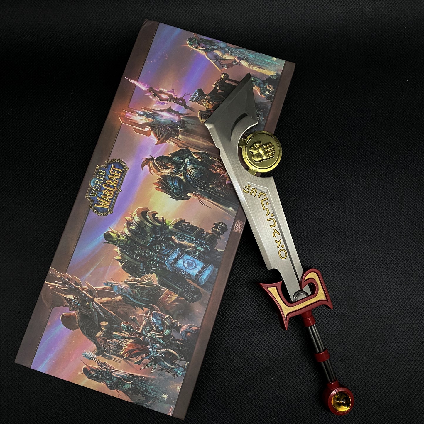 Metal WOW Ashbringer Sword Replica Gift Box 30CM/11.8"