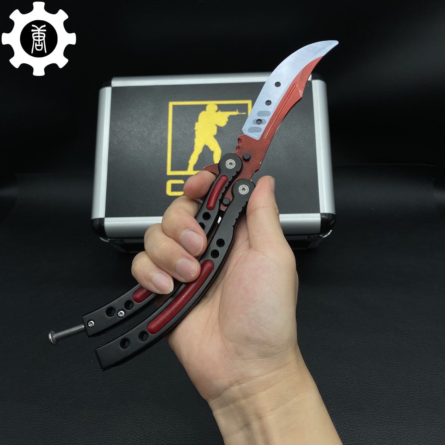 Autotronic Skin Balisong & Karambit & Stickers & Keychains & AK With Case