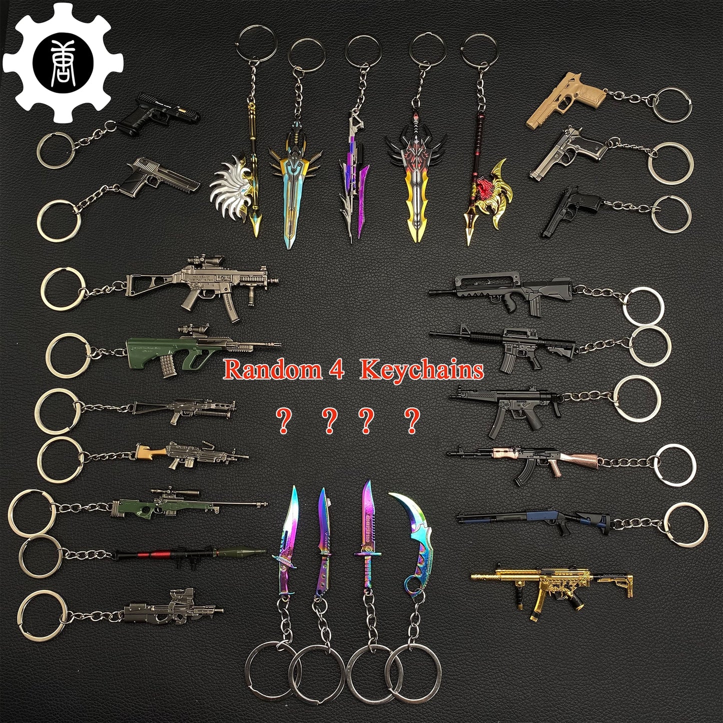 Autotronic Skin Balisong & Karambit & Stickers & Keychains & AK With Case