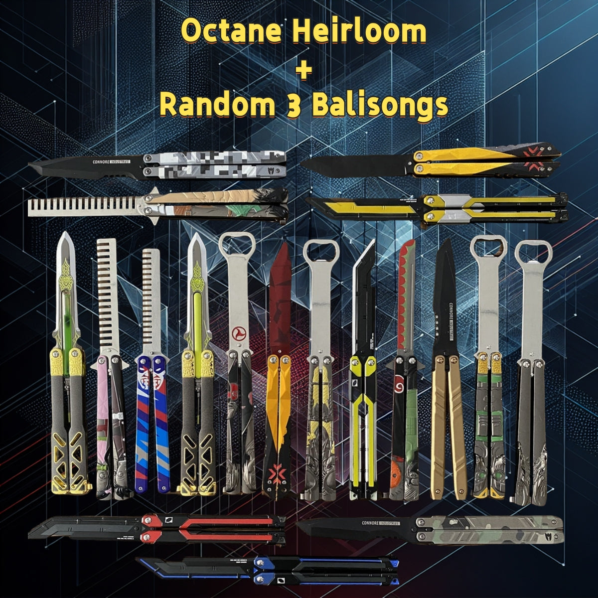 Classical Fandom Balisong Trainers 4 In 1 Mystery Prize Box