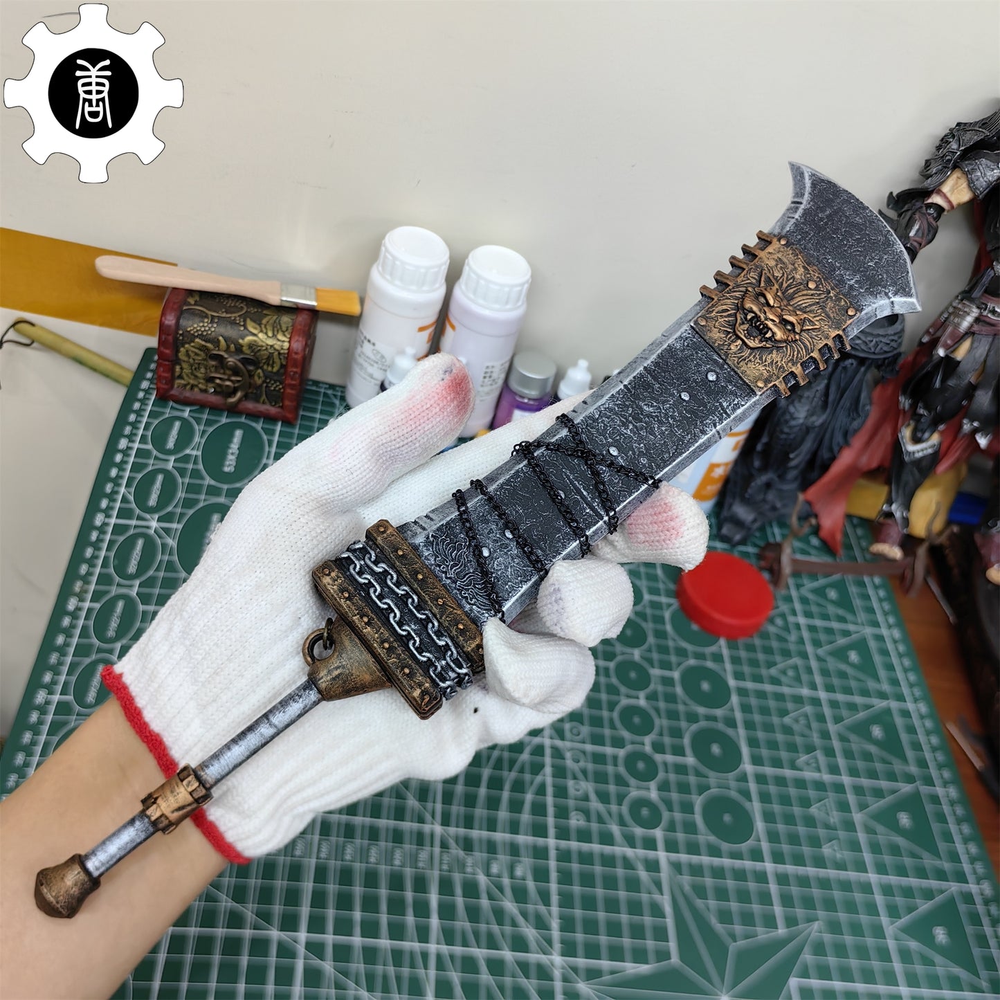 3D Printed 1: 6 Scale Beastlord Sword Replica