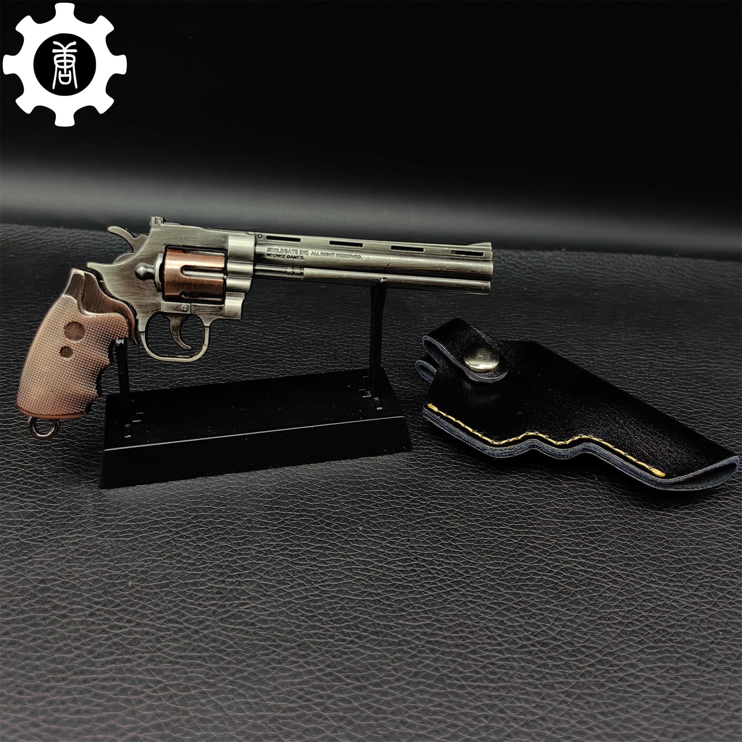 Tiny Gun Bison Revolver Metal Replica 