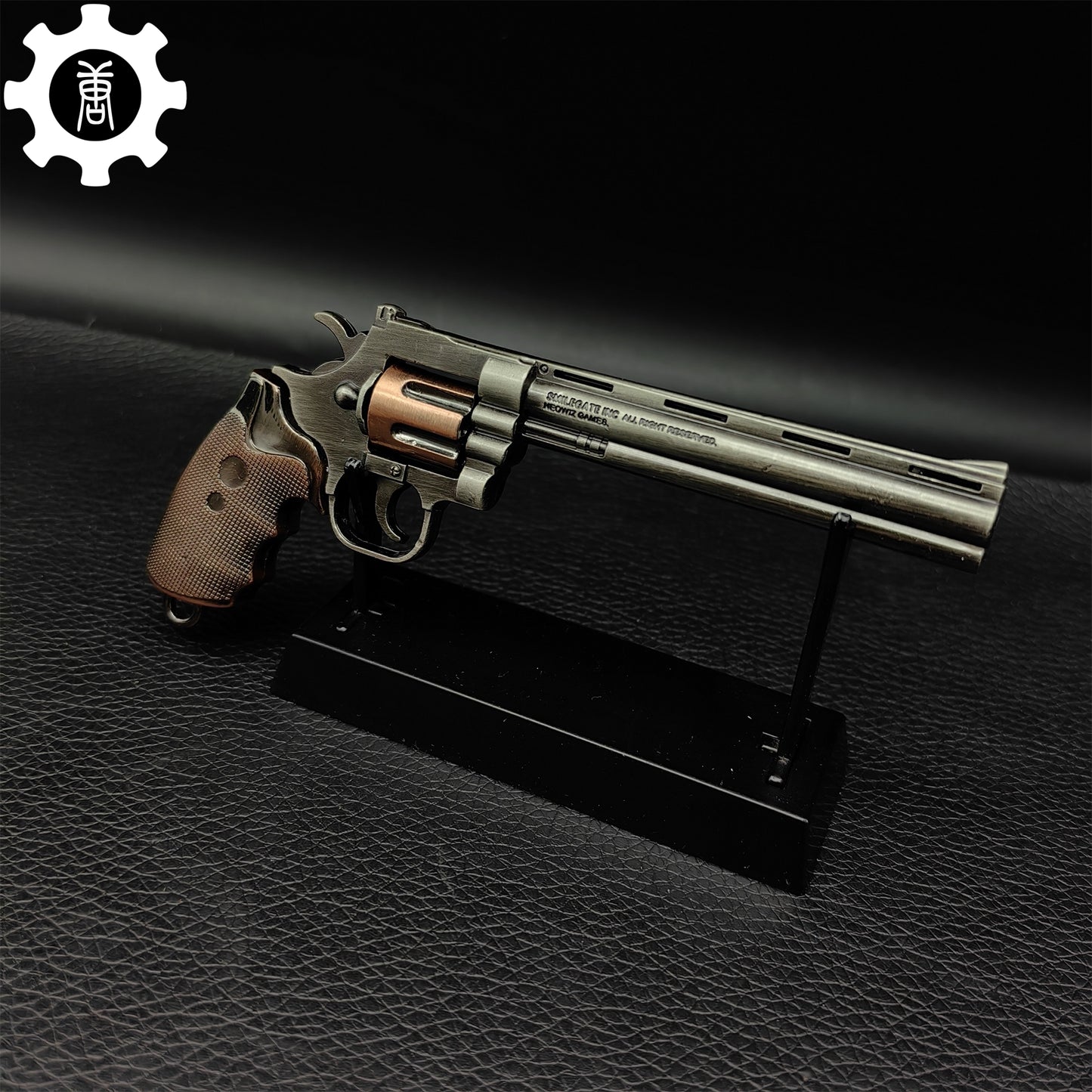 Tiny Gun Bison Revolver Metal Replica 