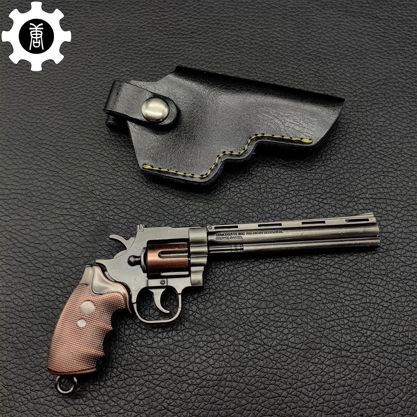 Tiny Gun Bison Revolver Metal Replica 