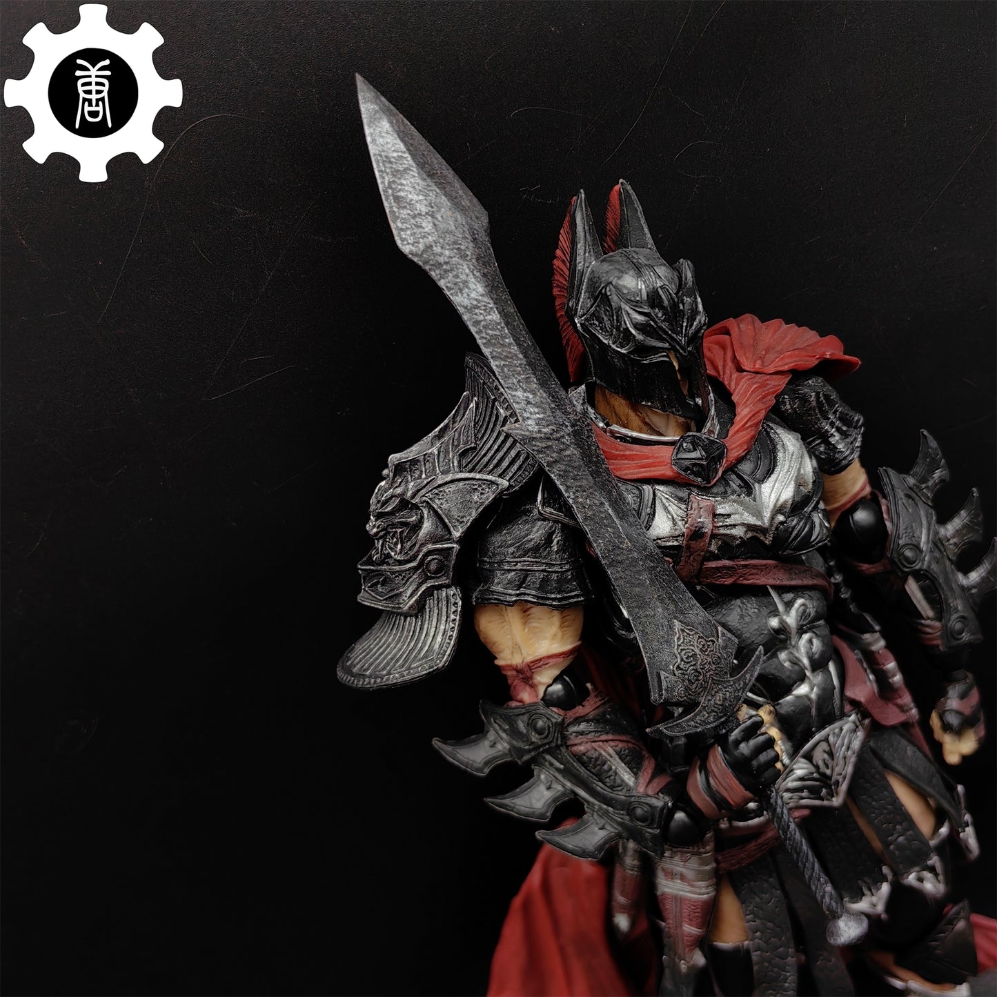 3D Printed 1: 12 Scale Black Knight Greatsword Replica