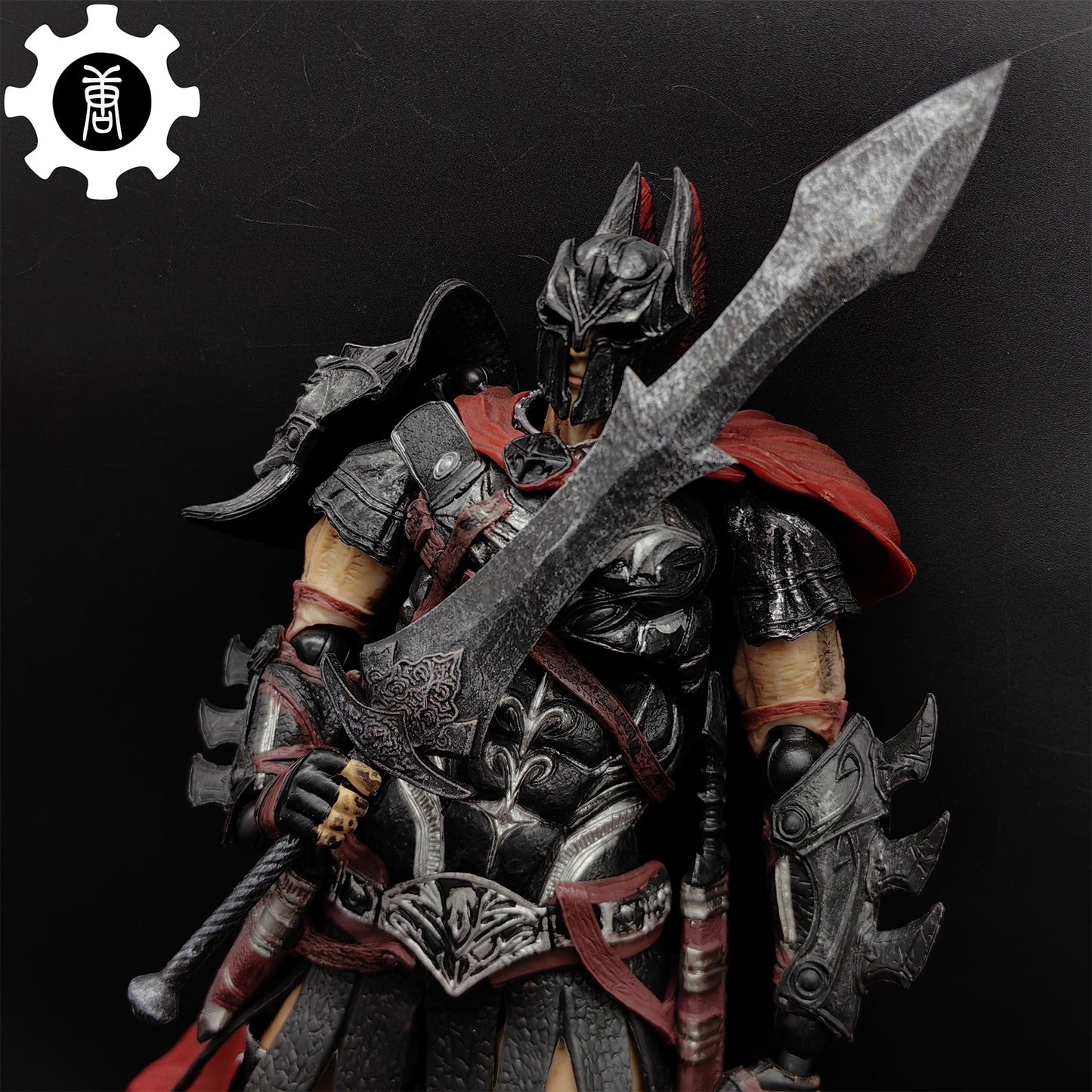 3D Printed 1: 12 Scale Black Knight Greatsword Replica