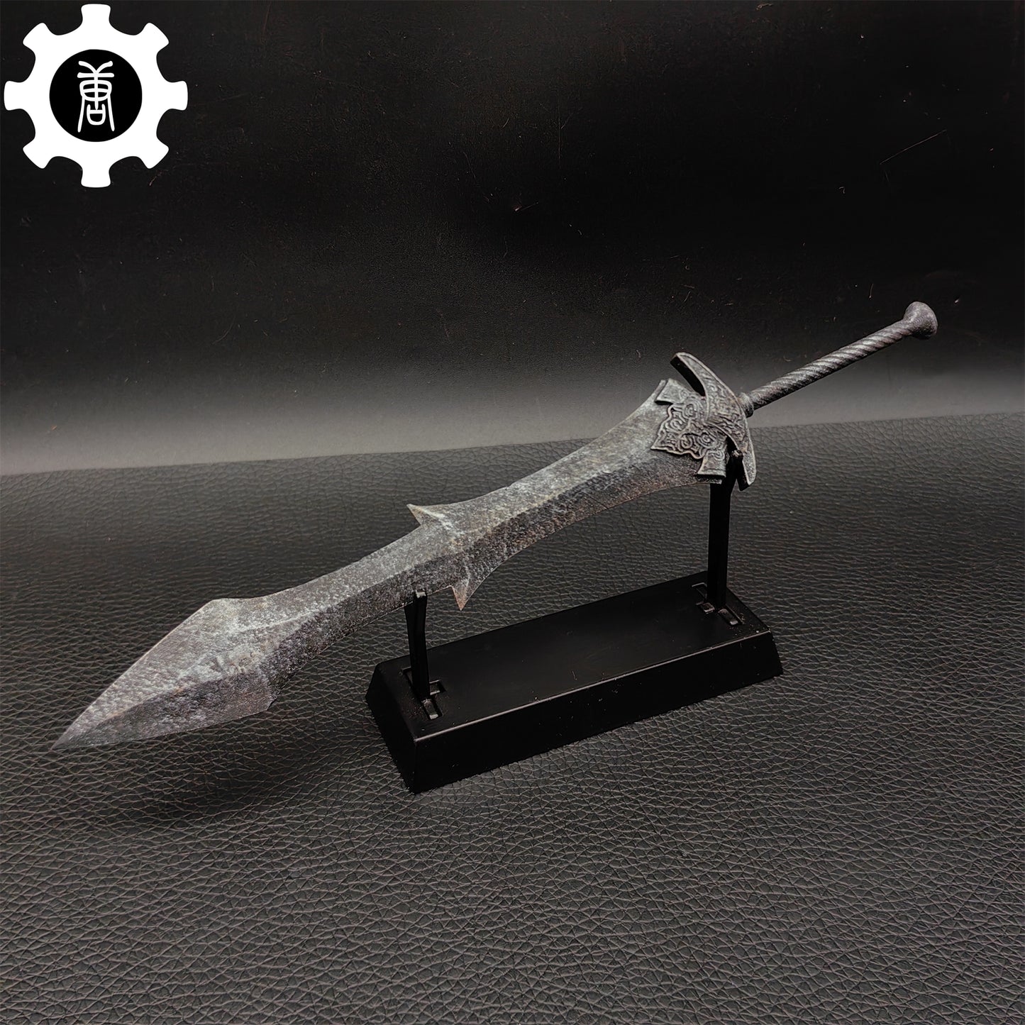 3D Printed 1: 12 Scale Black Knight Greatsword Replica