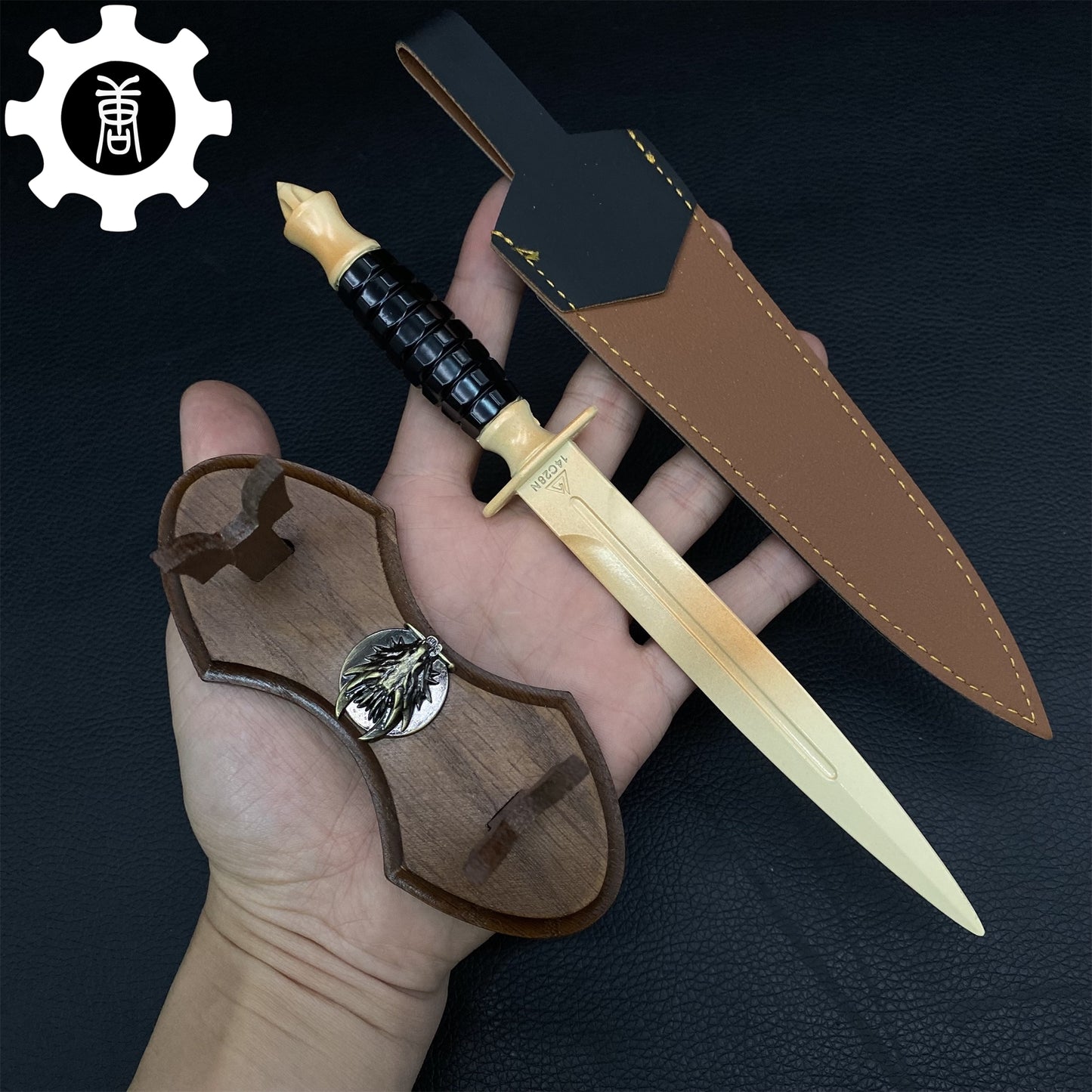 Mini Black Hawk Knife Metal Replica