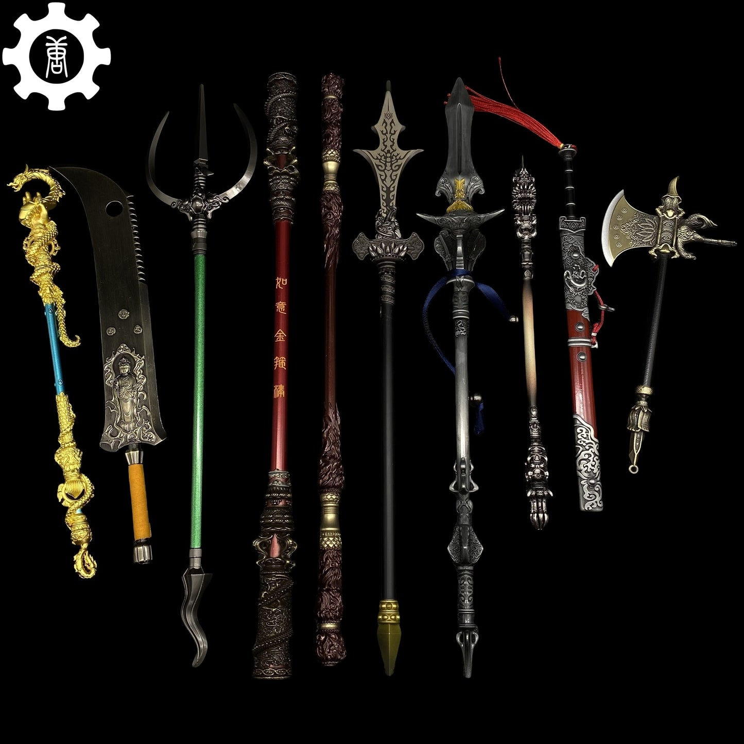 Black Myth: Wukong Metal Weapons Miniature Collections