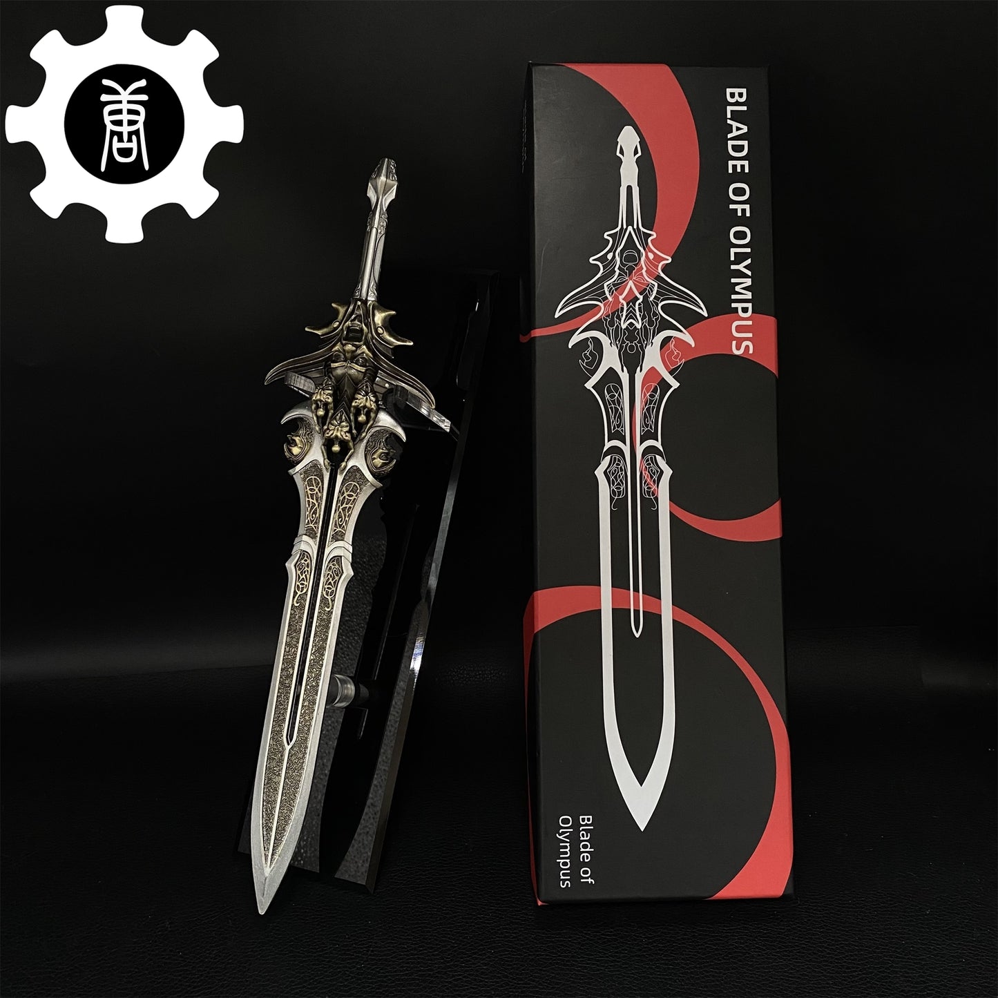 GOW Blade Of Olympus Silver Metal Replica Art