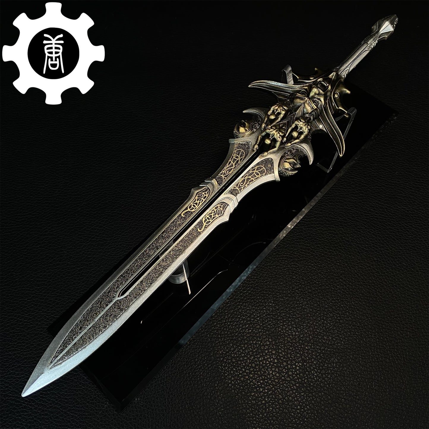 GOW Blade Of Olympus Silver Metal Replica Art