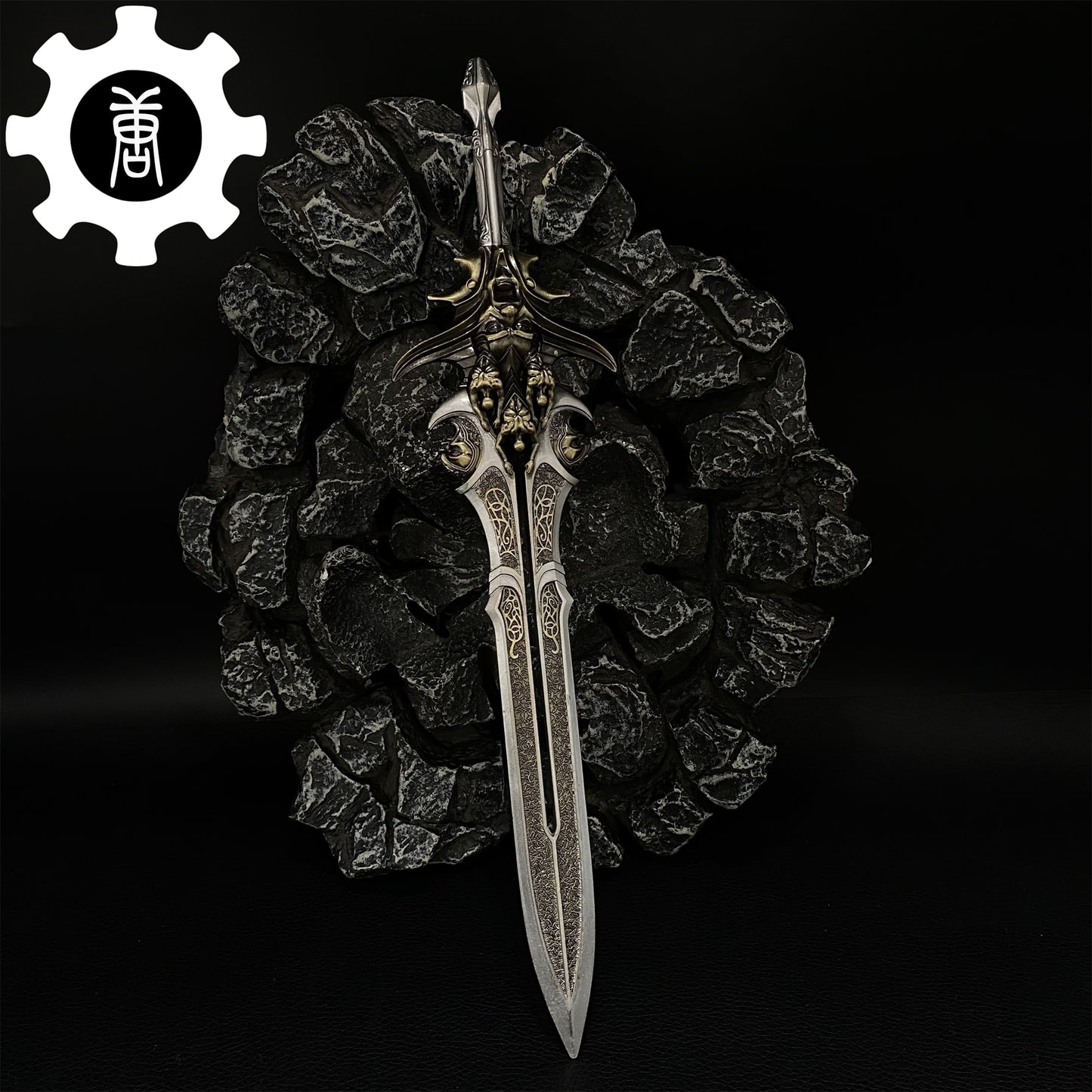 GOW Blade Of Olympus Silver Metal Replica Art