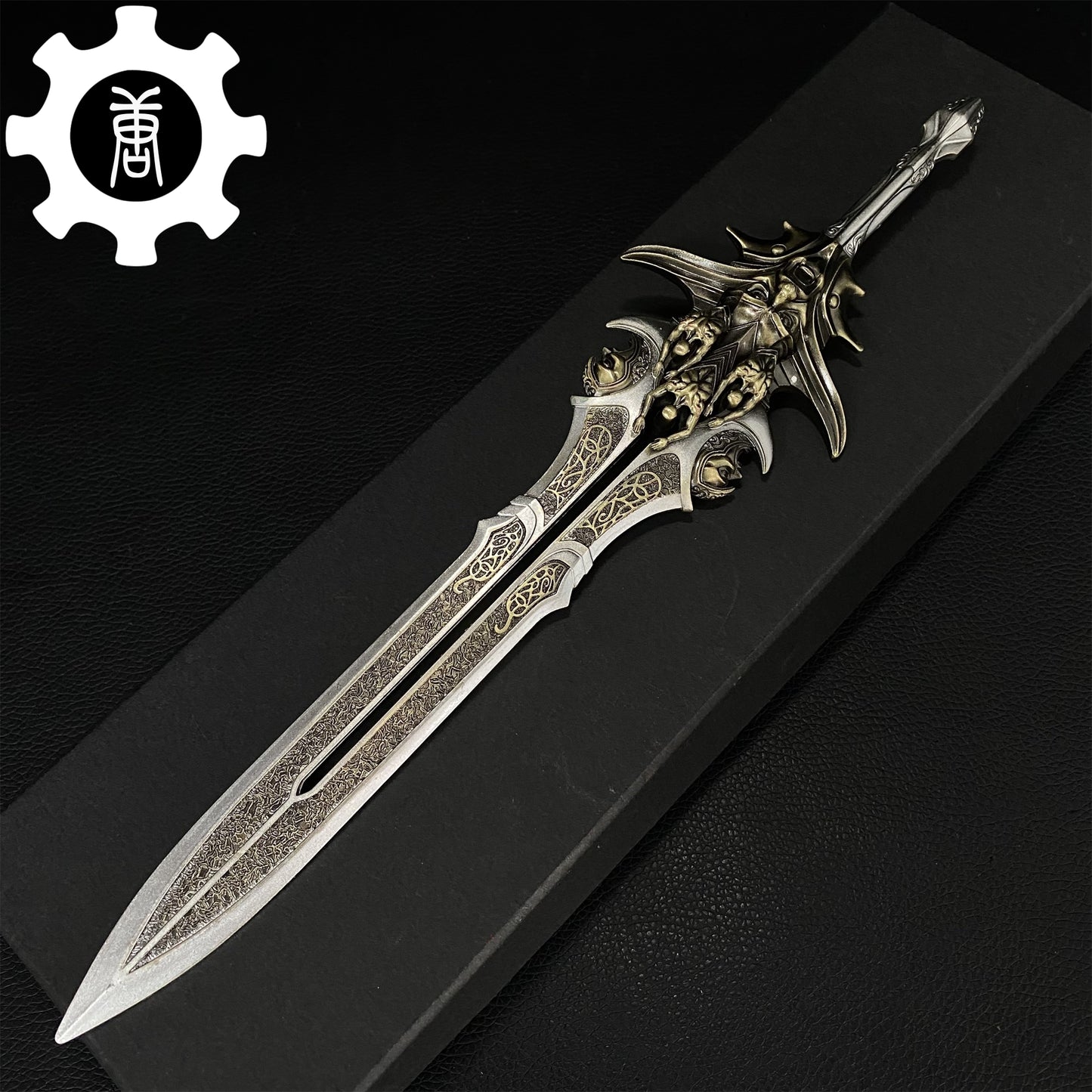 GOW Blade Of Olympus Silver Metal Replica Art