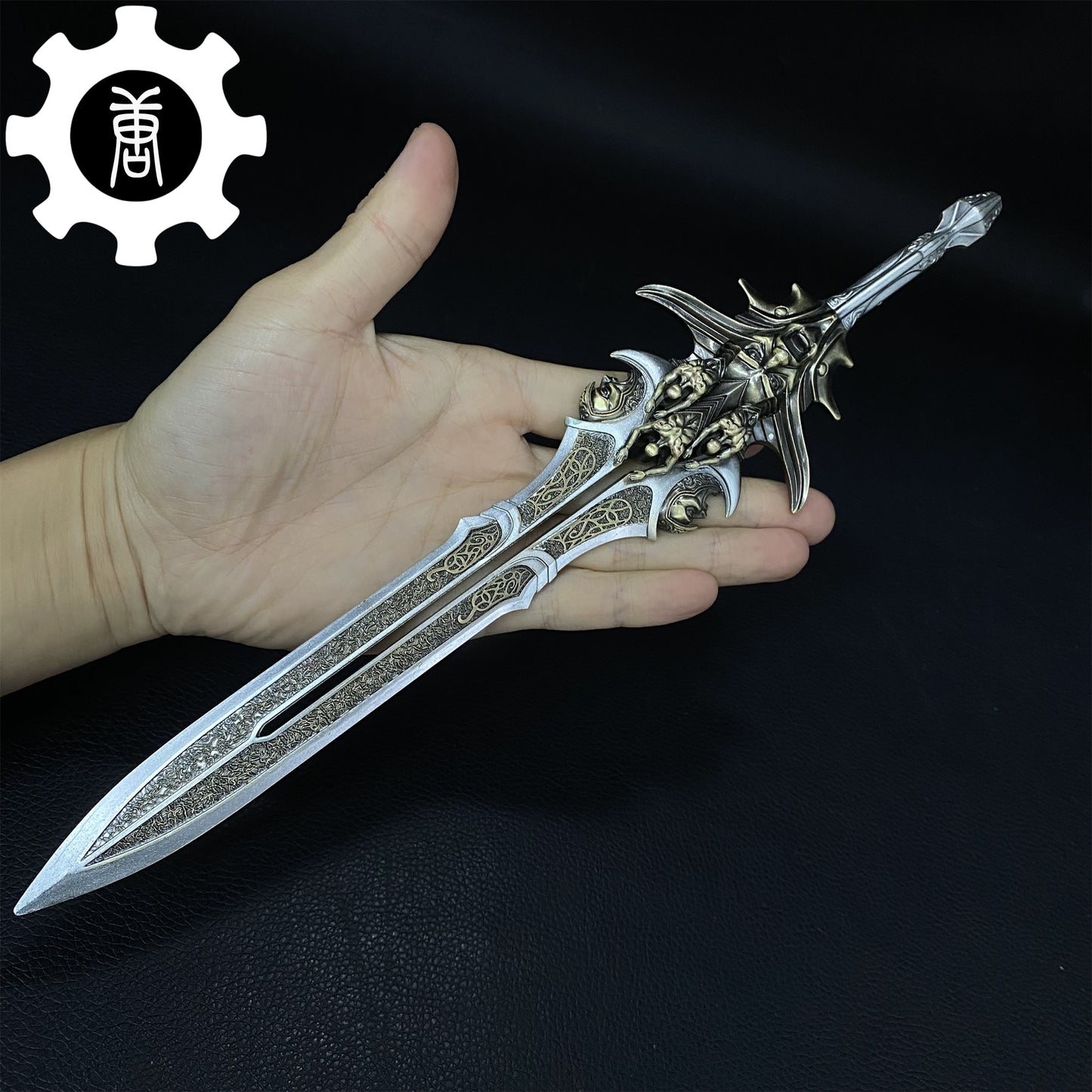 GOW Blade Of Olympus Silver Metal Replica Art