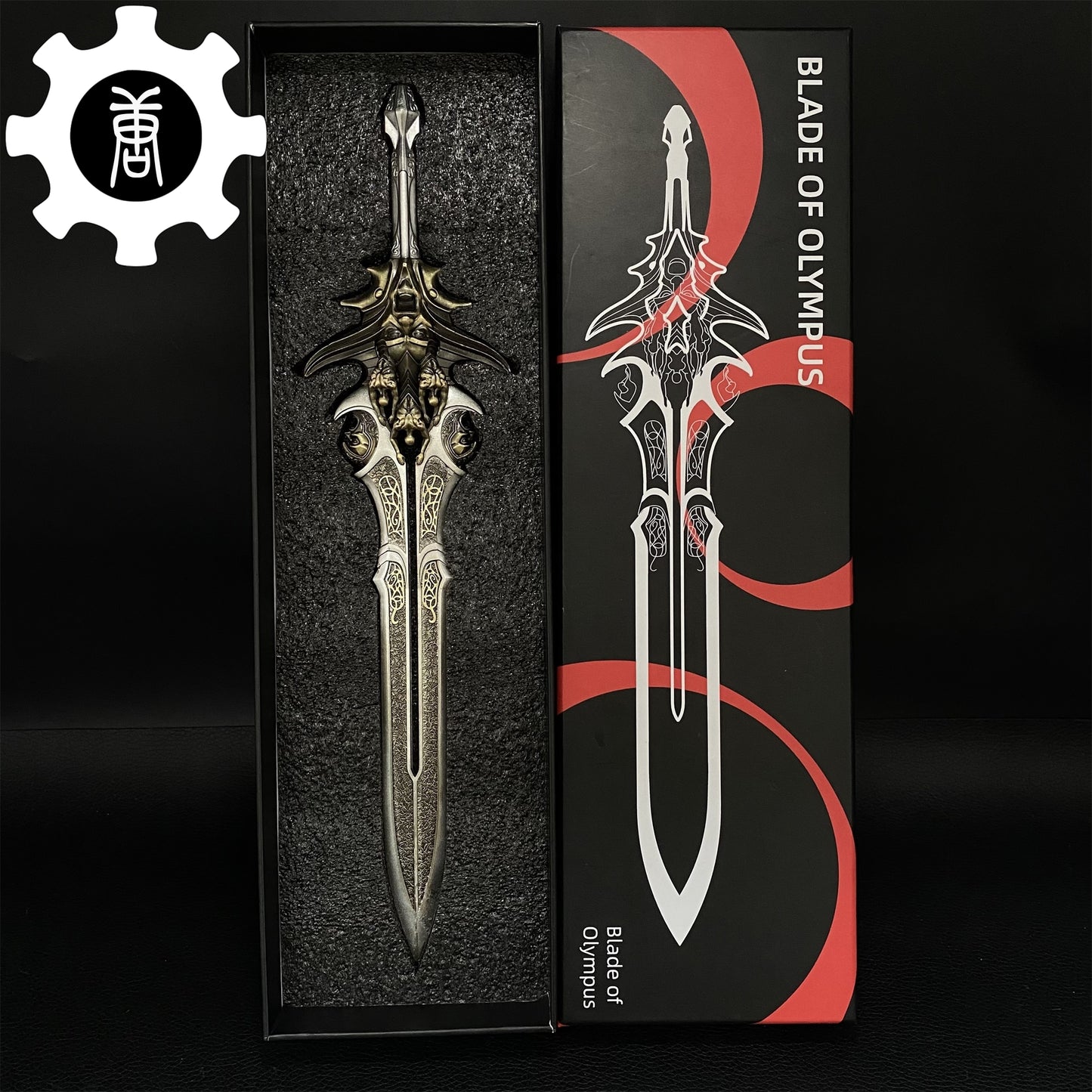 GOW Blade Of Olympus Silver Metal Replica Art