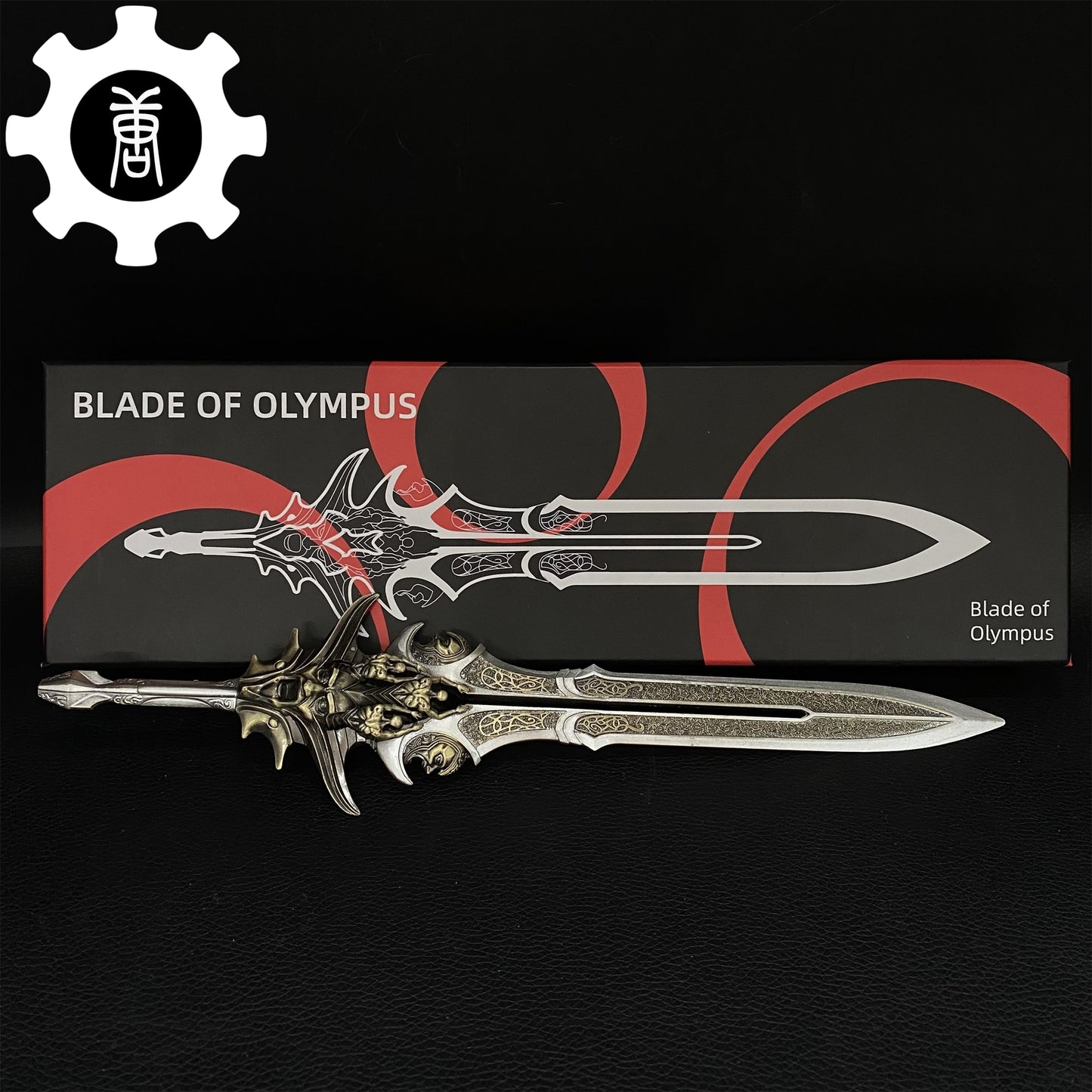 GOW Blade Of Olympus Silver Metal Replica Art