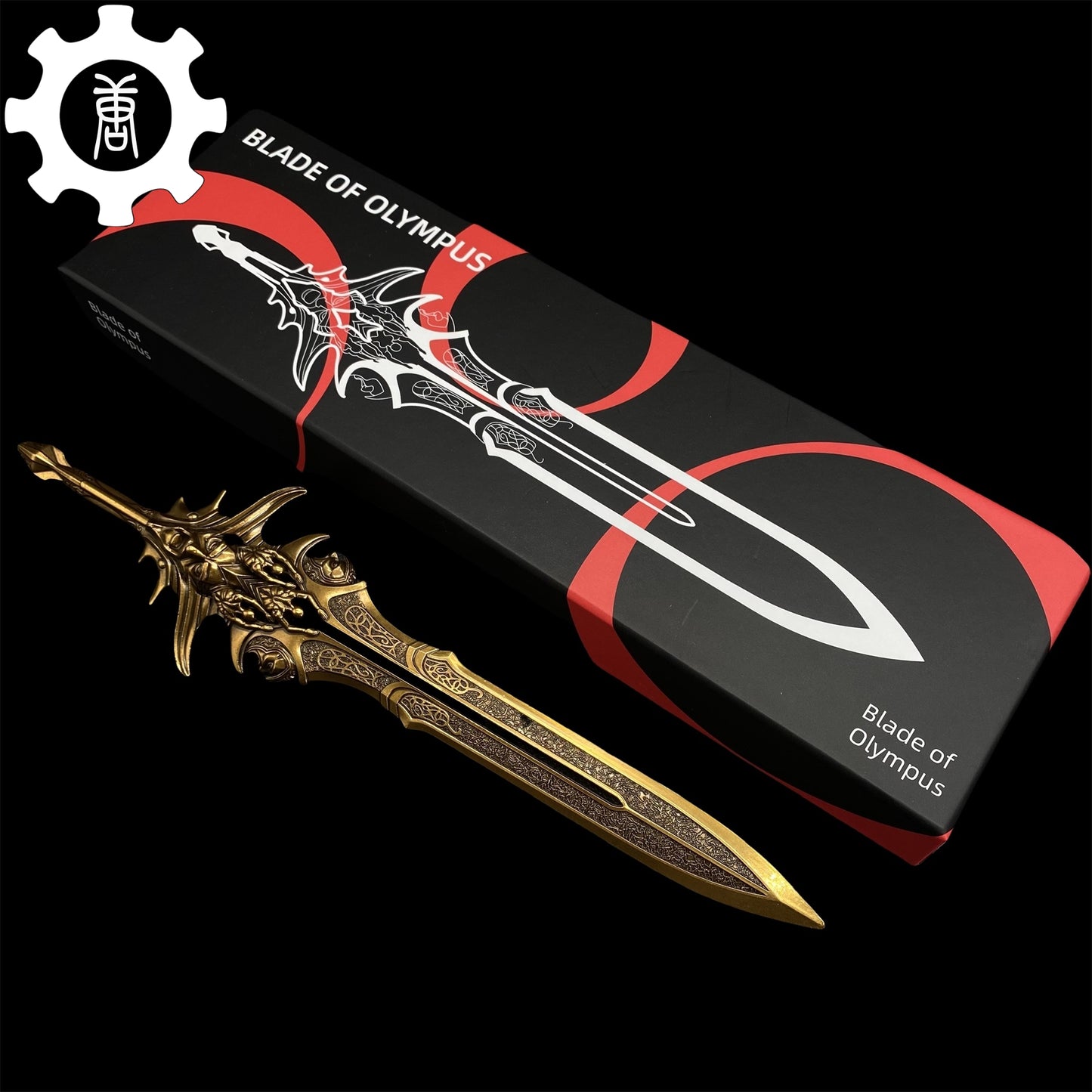 GOW Blade Of Olympus Replica11.8" Metal Desk Display Art