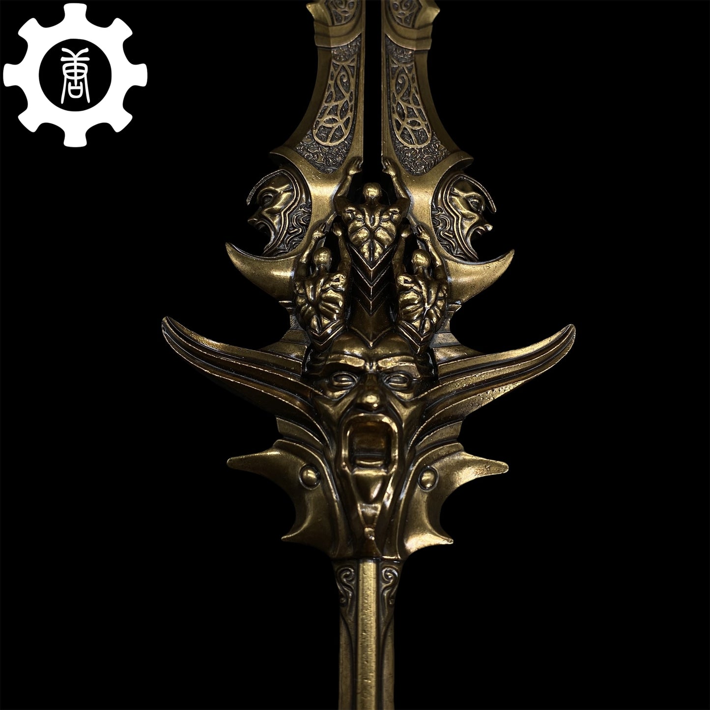 GOW Blade Of Olympus Replica11.8" Metal Desk Display Art