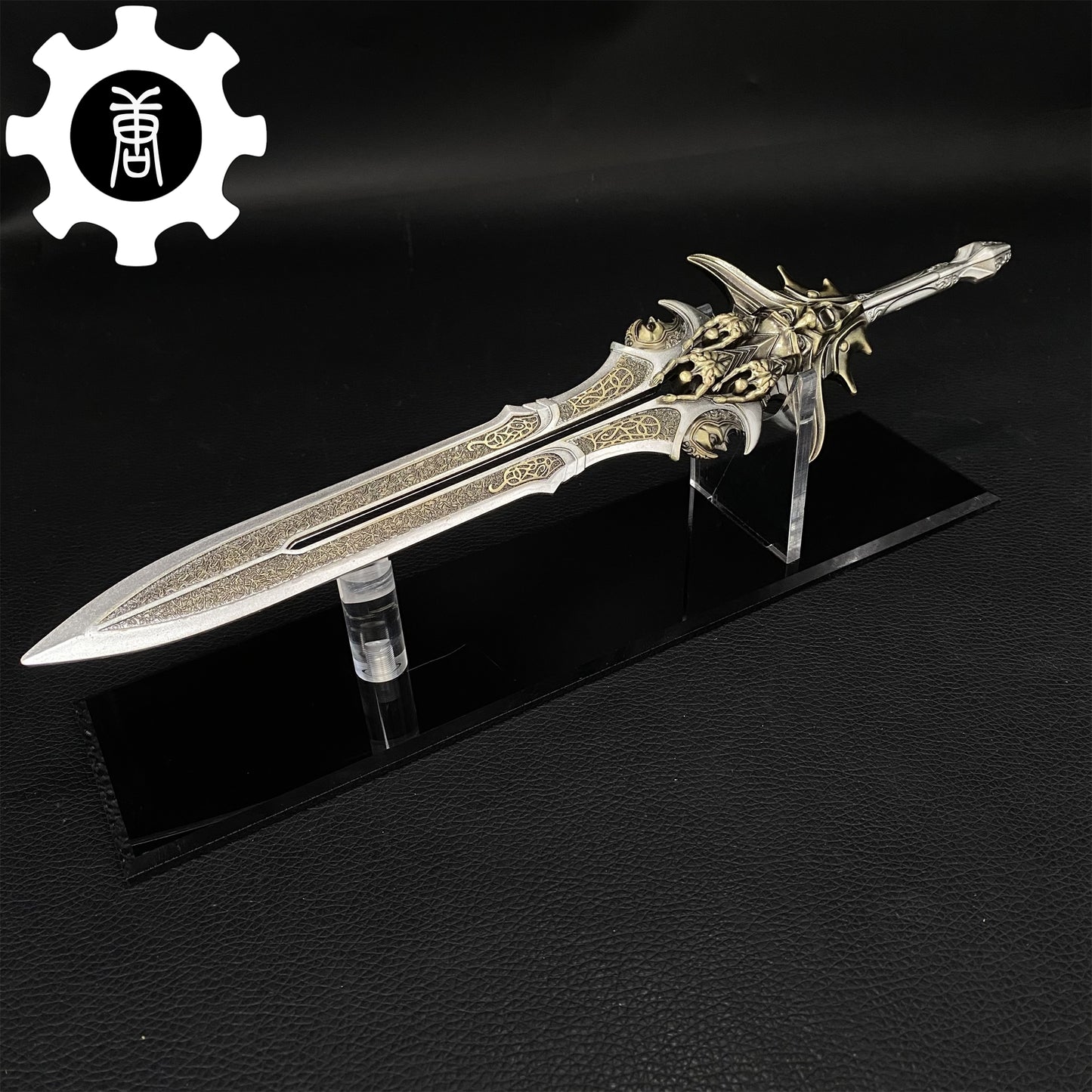 GOW Blade Of Olympus Silver Metal Replica Art