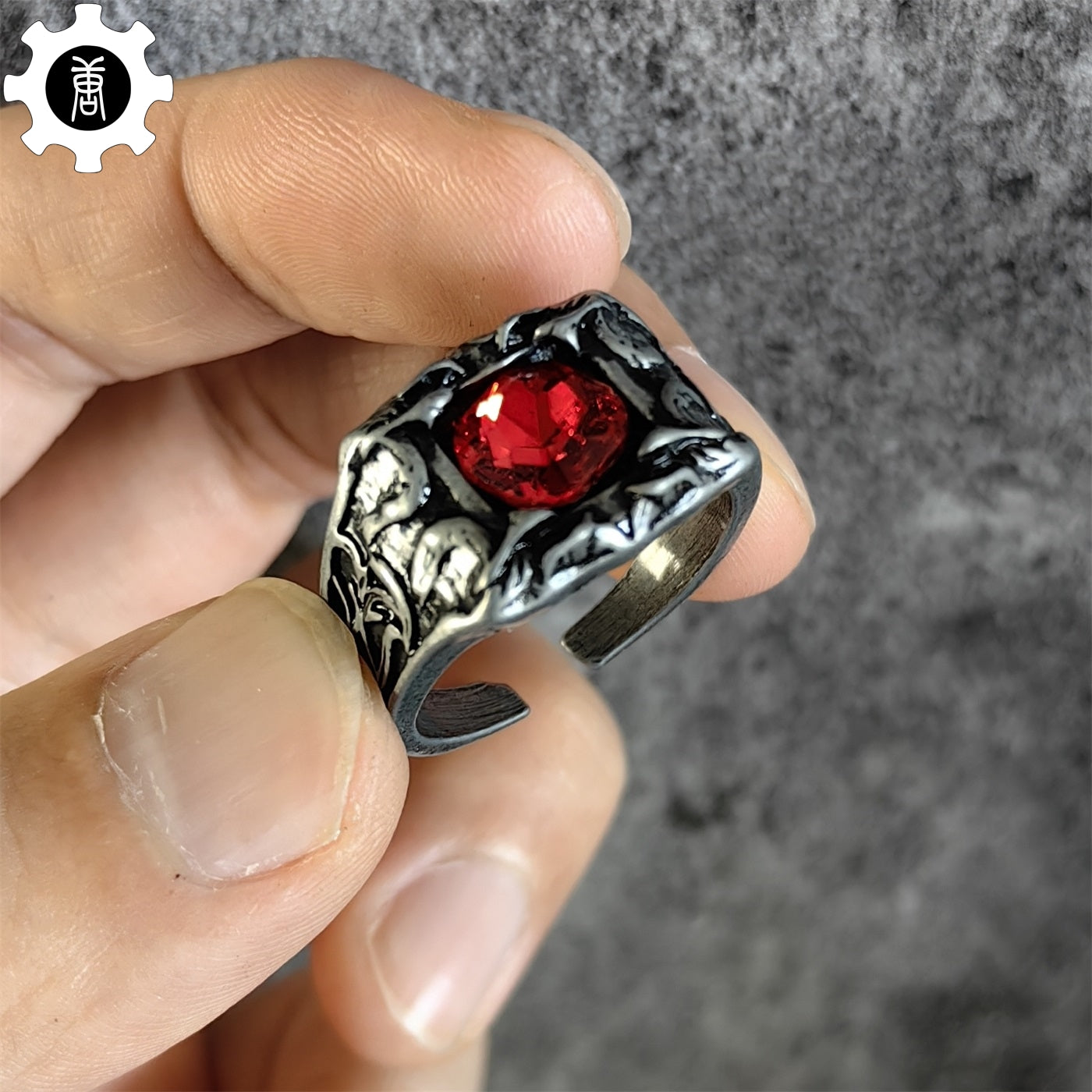 Alloy Bloodbite Ring Open Ring Cool Gift