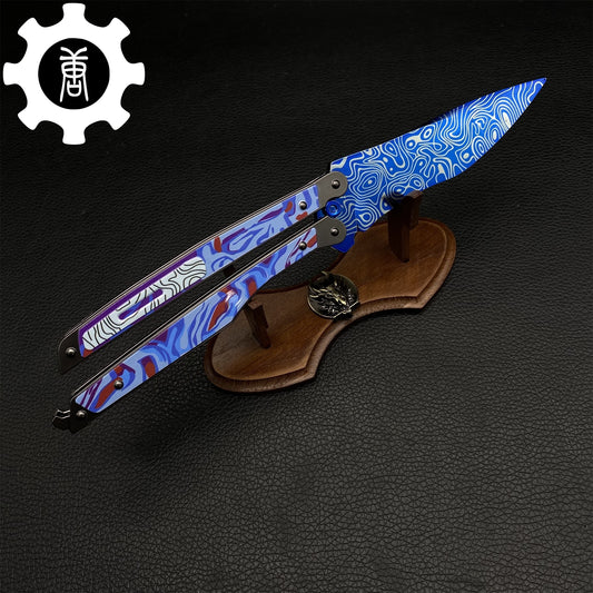 Hot Game Butterfly Knife Metal Display Collection