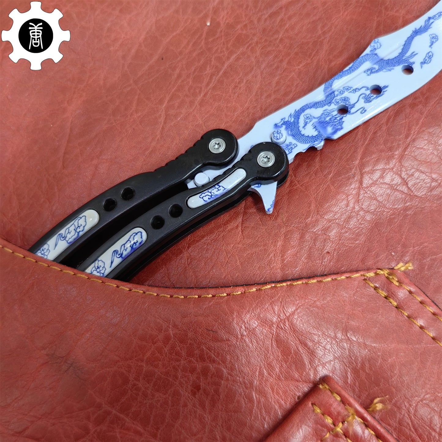 Game Butterfly Knife Azure Dragon Balisong Trainer