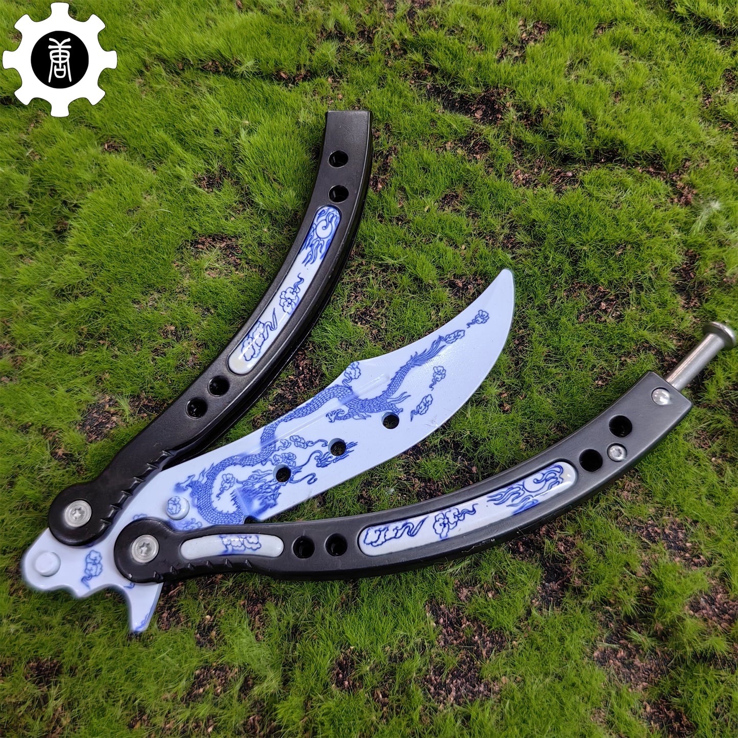 Game Butterfly Knife Azure Dragon Balisong Trainer