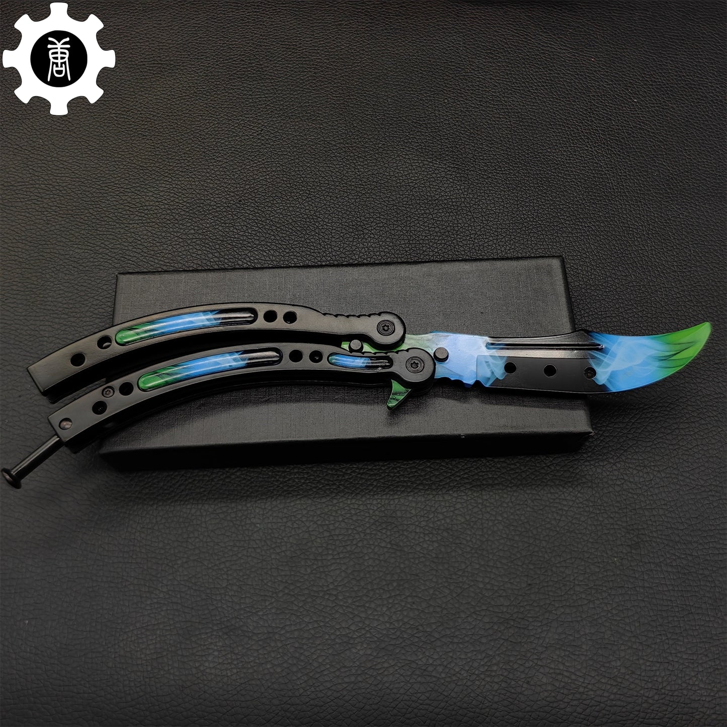 Gamma Doppler Phase 4 Balisong Game Butterfly Knife 