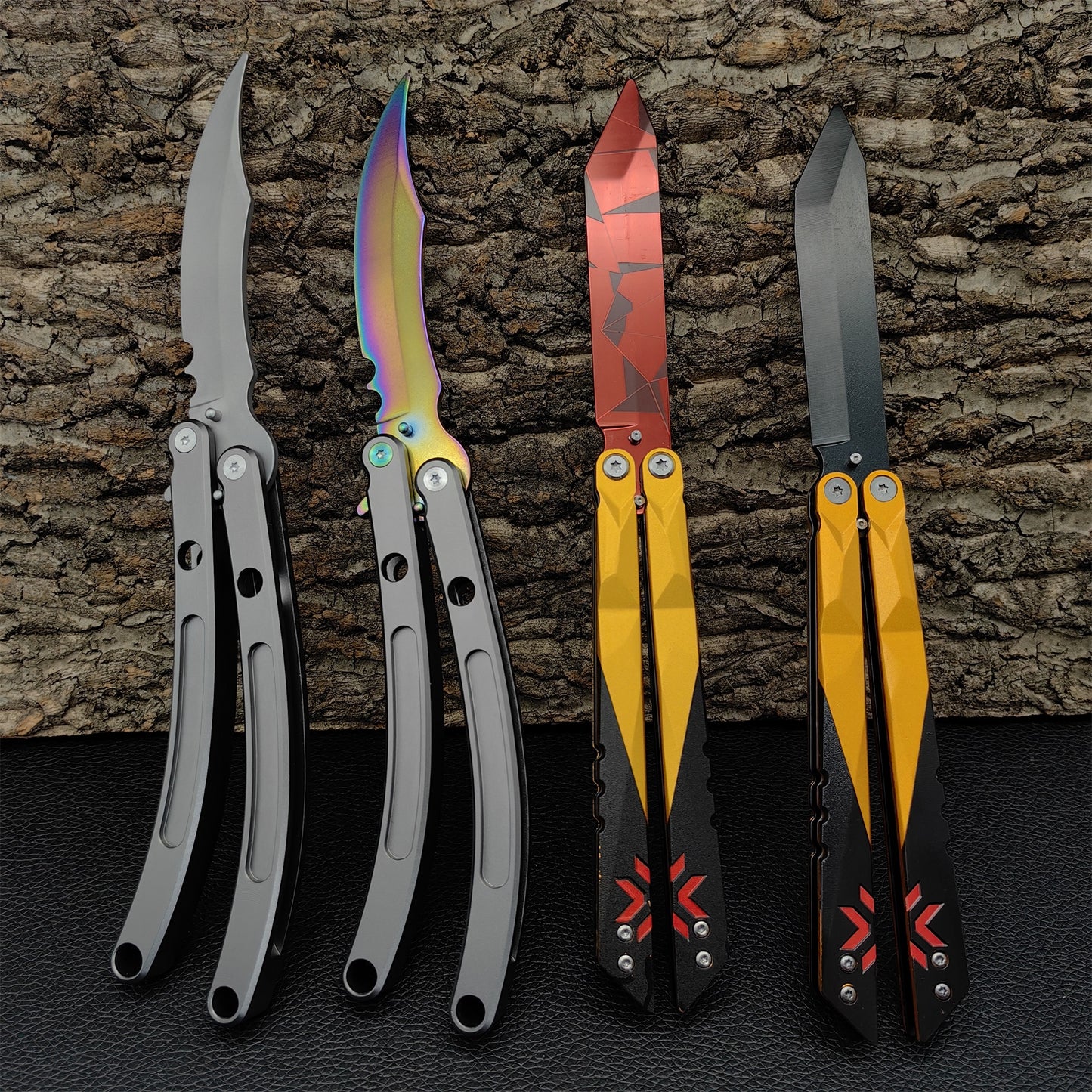 Champions Knife Black Market Butterfly Blunt Blade Balisong Trainer