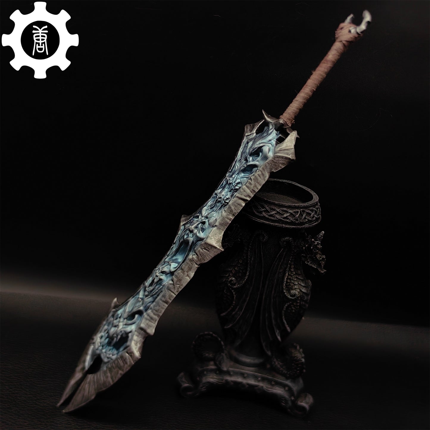 3D Printed 1: 6 Scale Chaoseater Sword Display Art