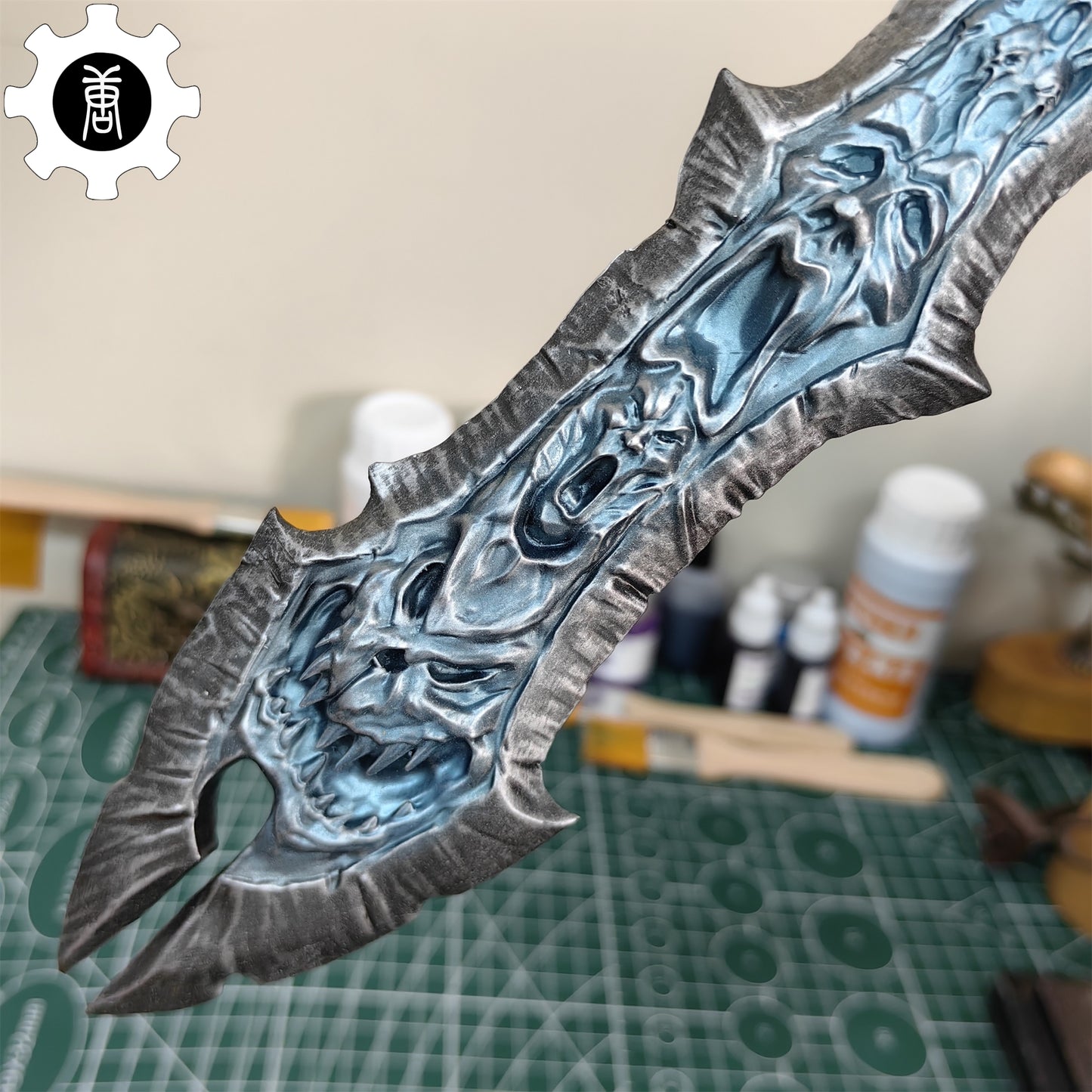 3D Printed 1: 6 Scale Chaoseater Sword Display Art