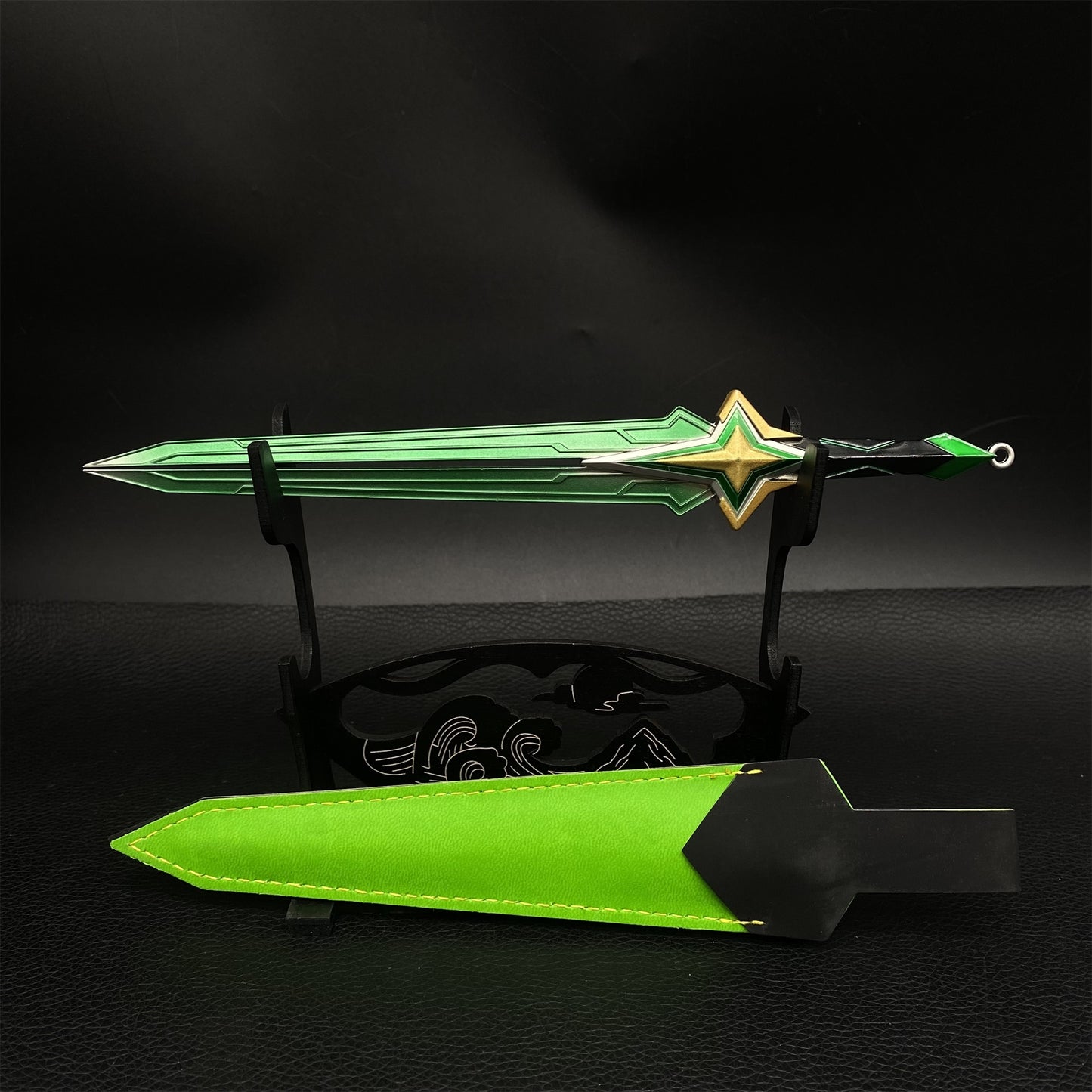 Metal Comet Sword Display Art Mini Replica