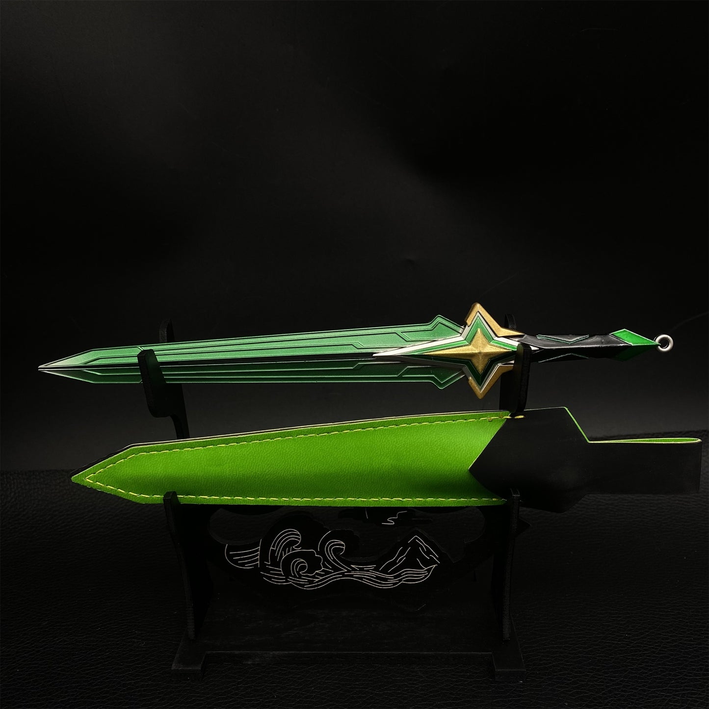 Metal Comet Sword Display Art Mini Replica