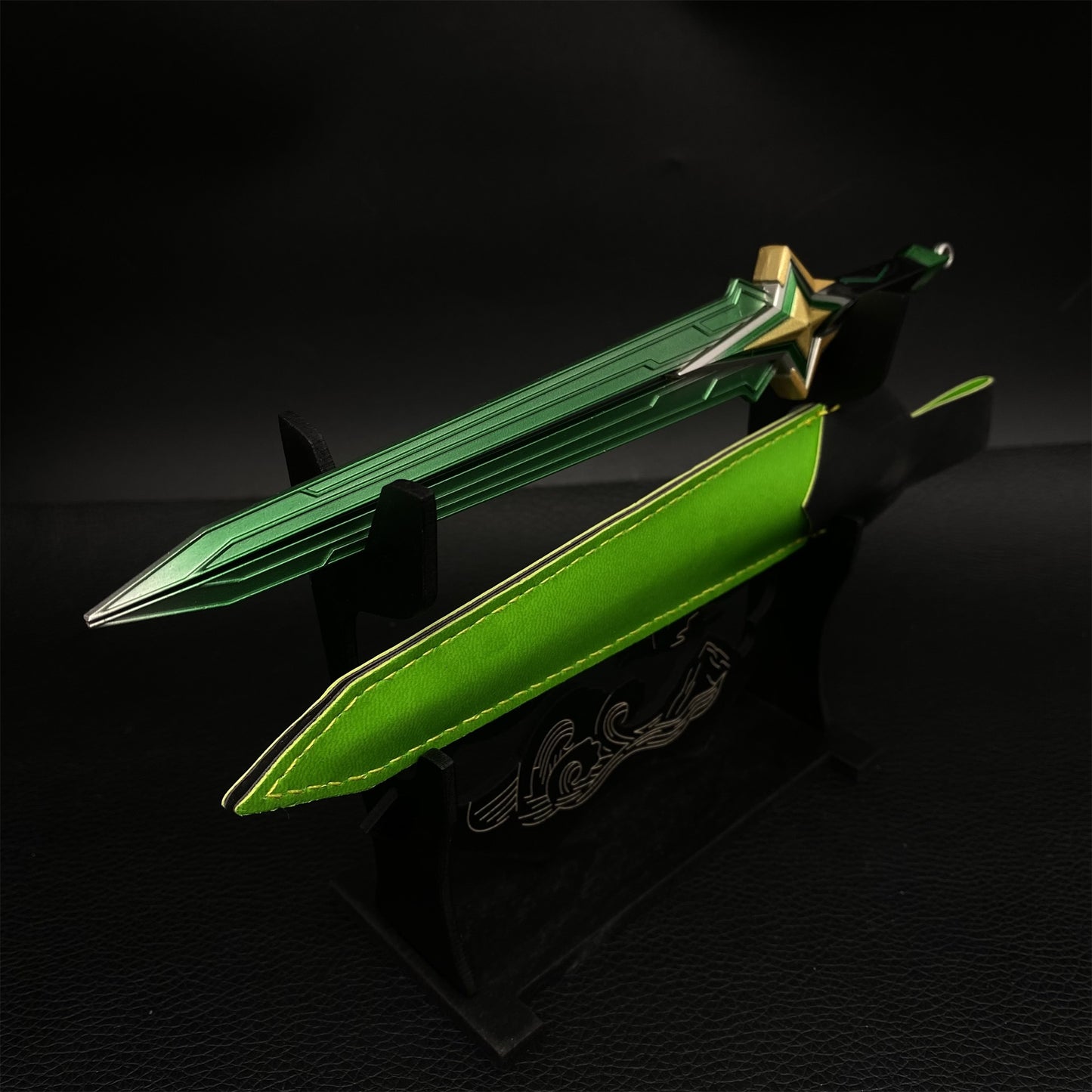 Metal Comet Sword Display Art Mini Replica