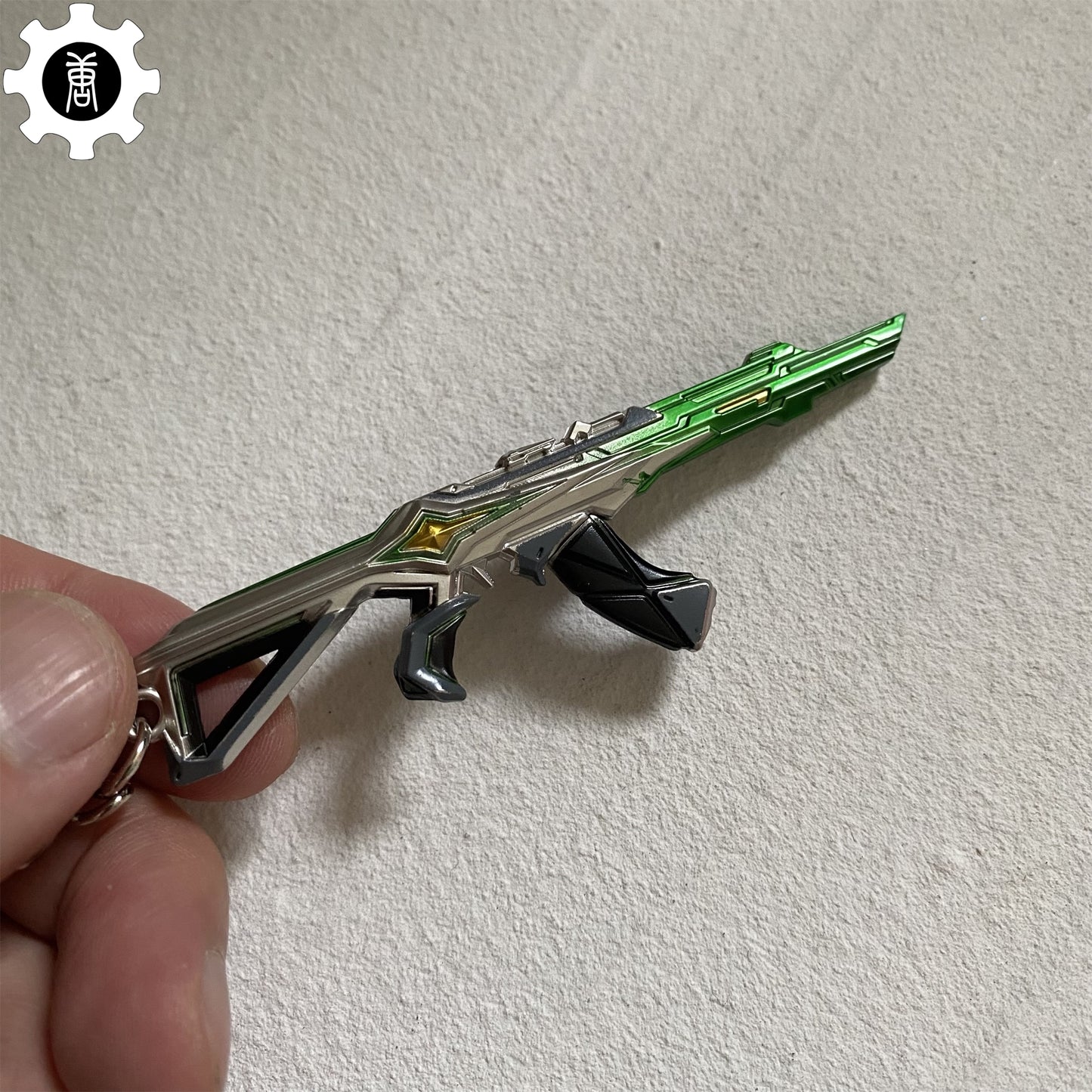 Tiny Comet Vandal Metal Keychain