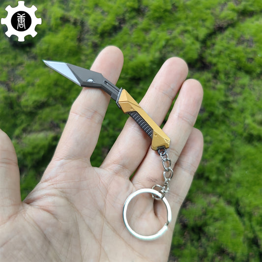 Mini Composite Knife Metal Keychain