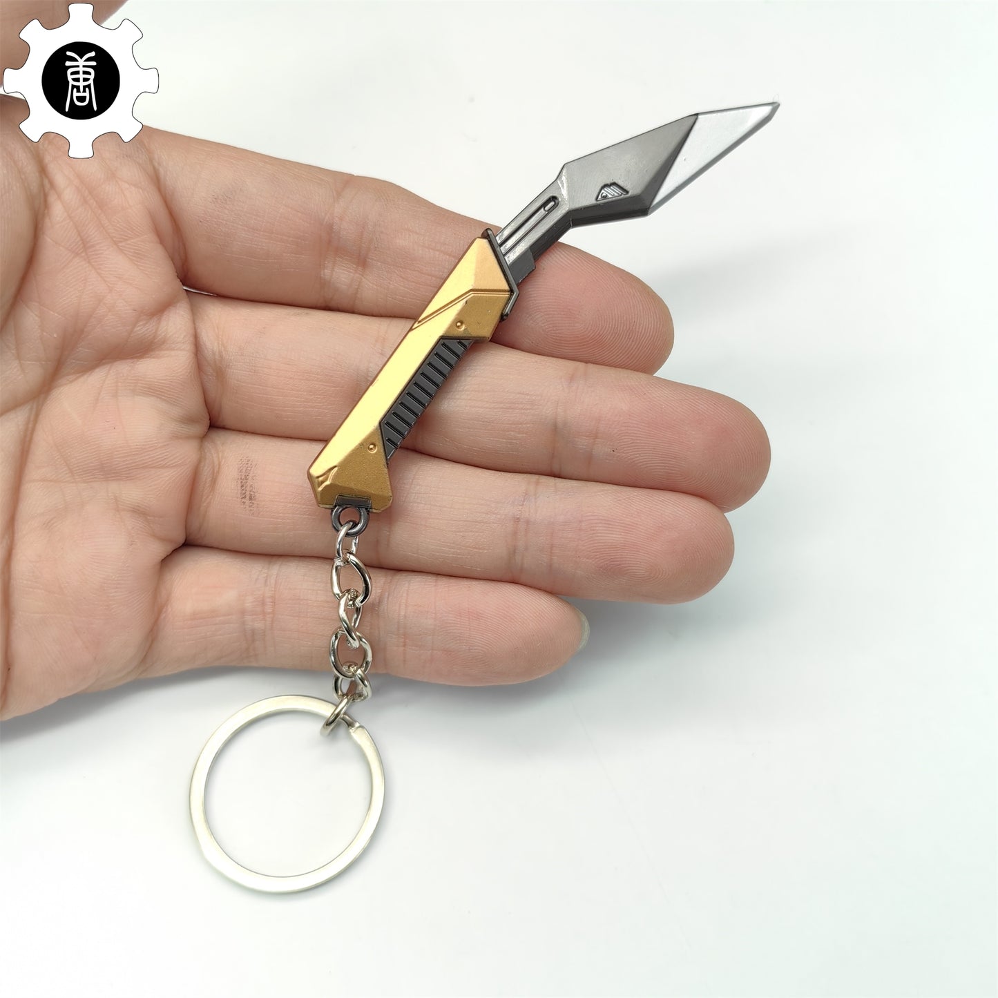 Mini Composite Knife Metal Keychain