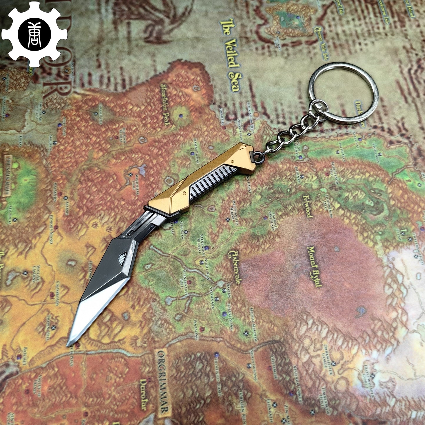 Mini Composite Knife Metal Keychain